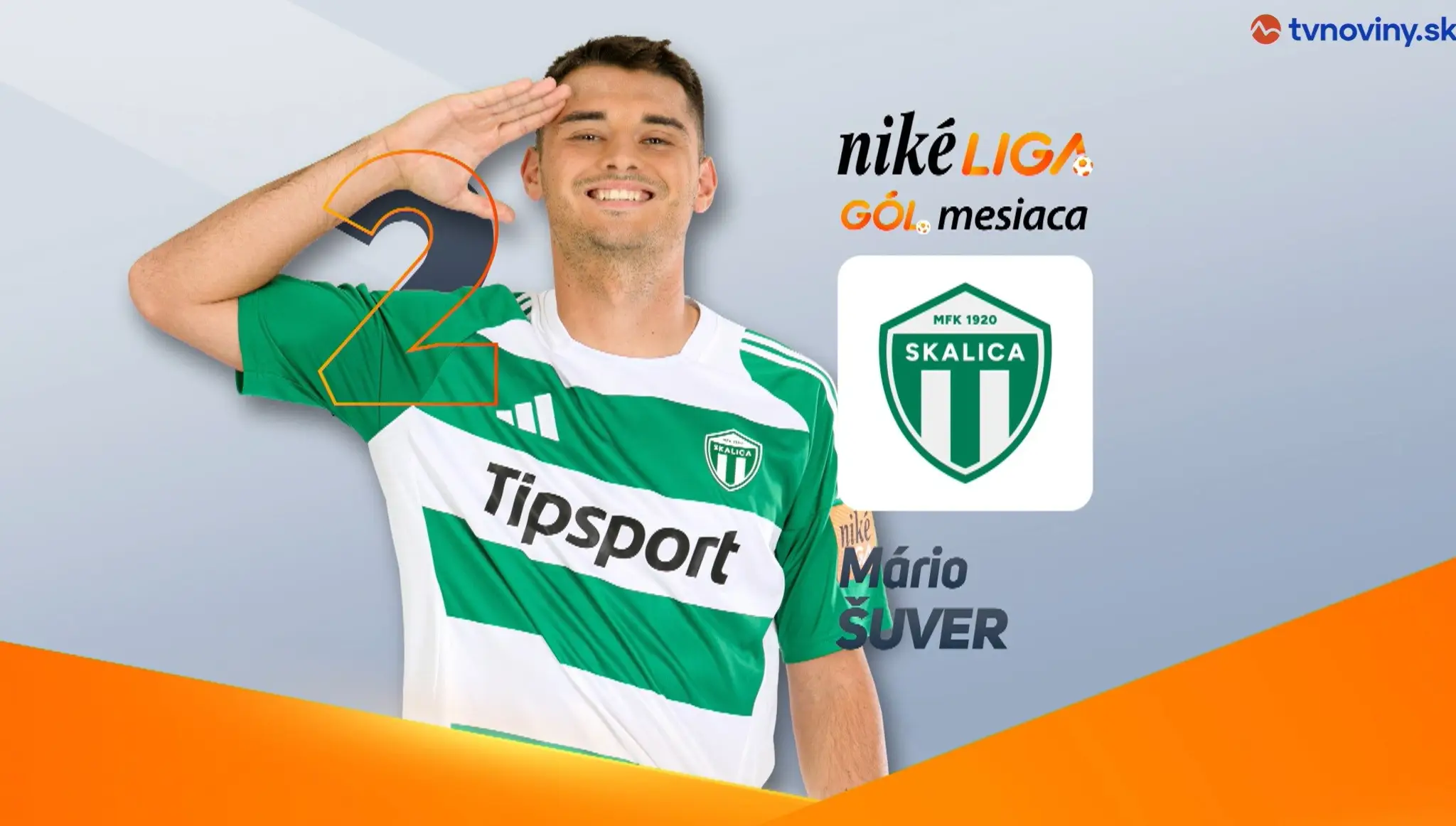 Mário Šuver gól mesiaca máj 2026.