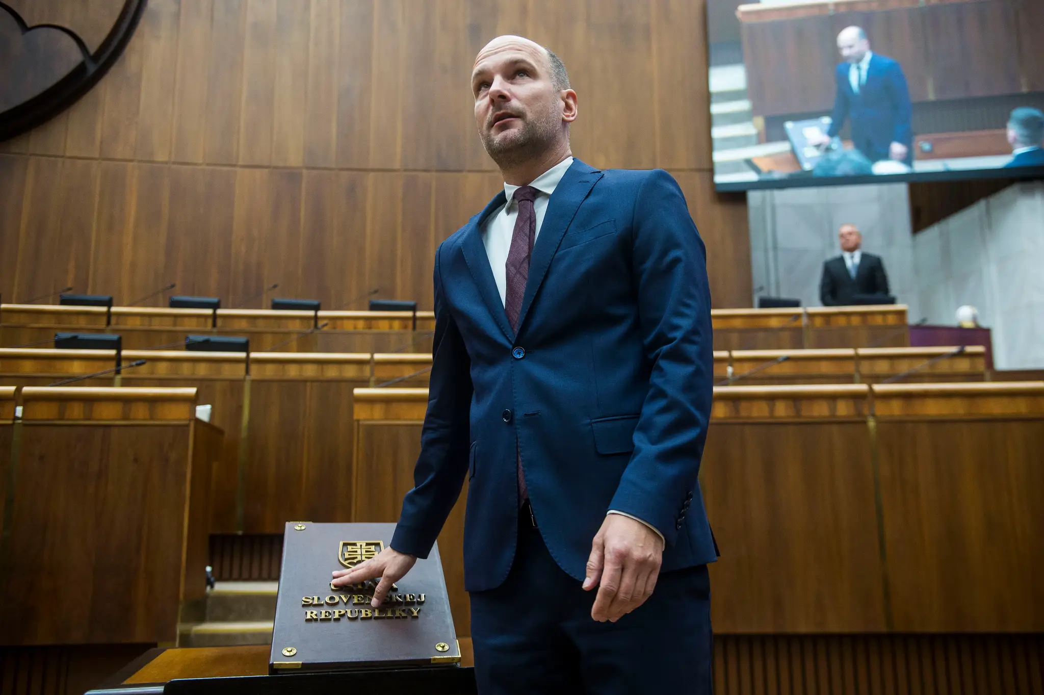 Gábor Grendel z koalície OĽANO. 