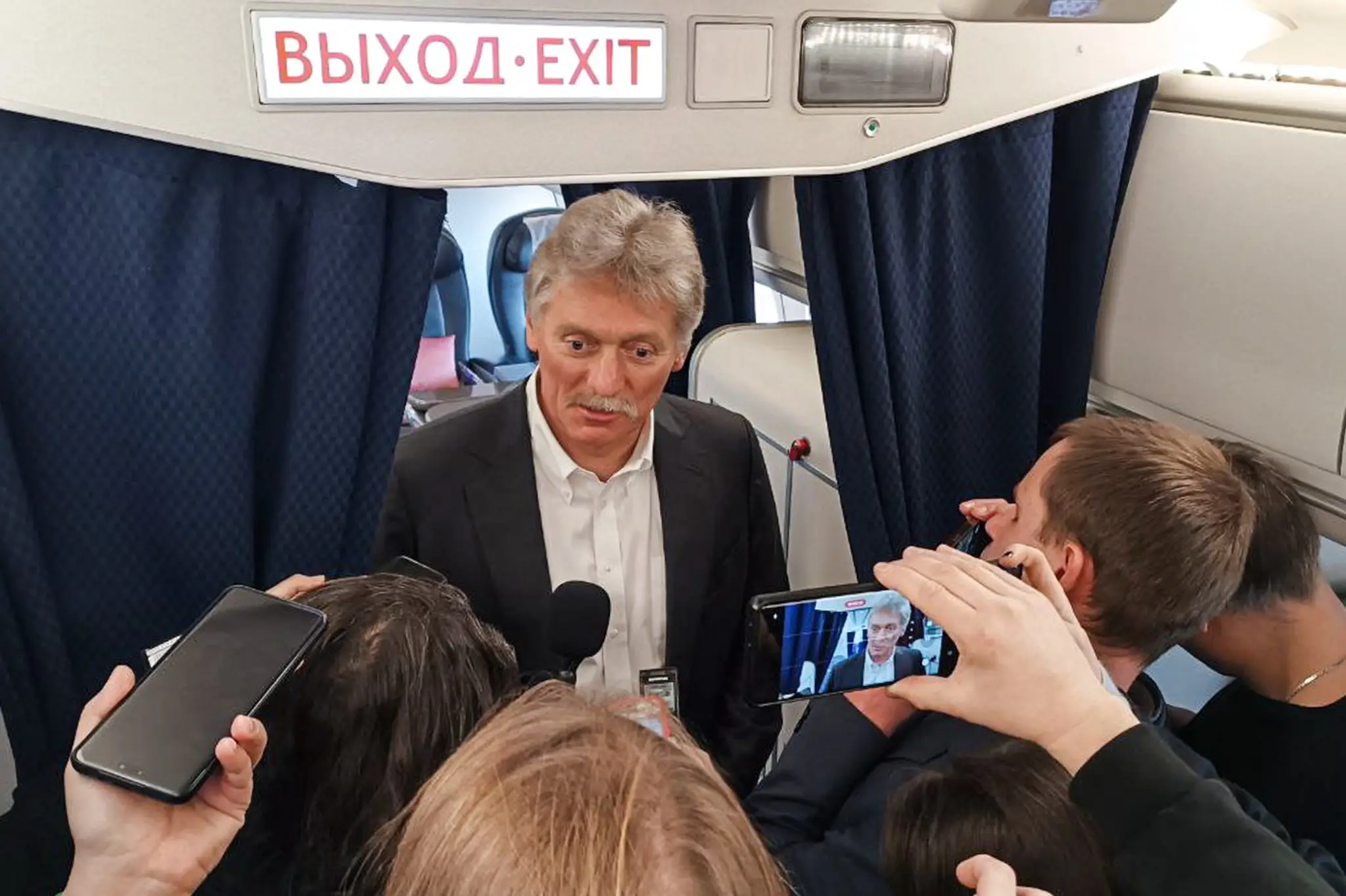 Hovorca Kremľa Dmitrij Peskov.