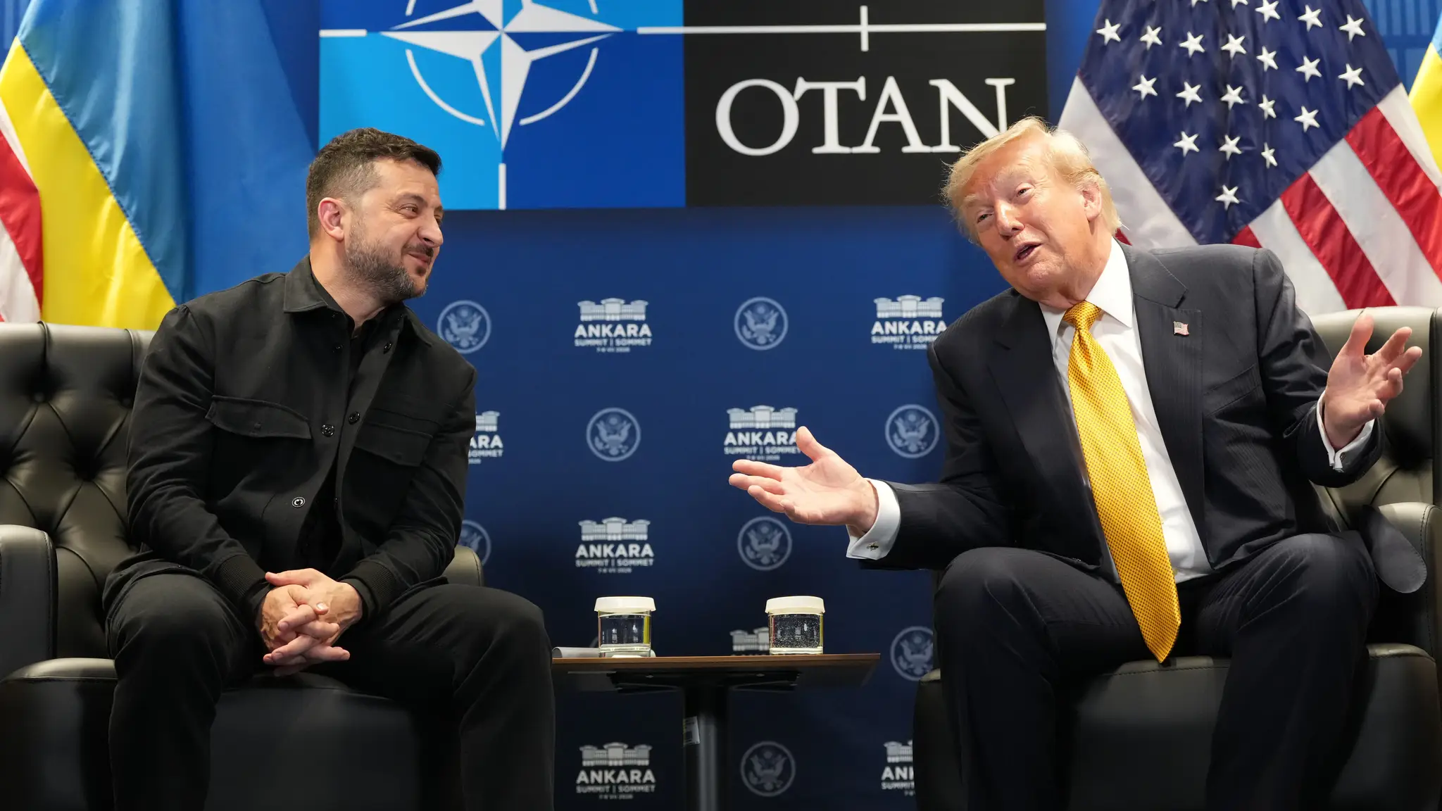 Volodymyr Zelenskyj a Donald Trump