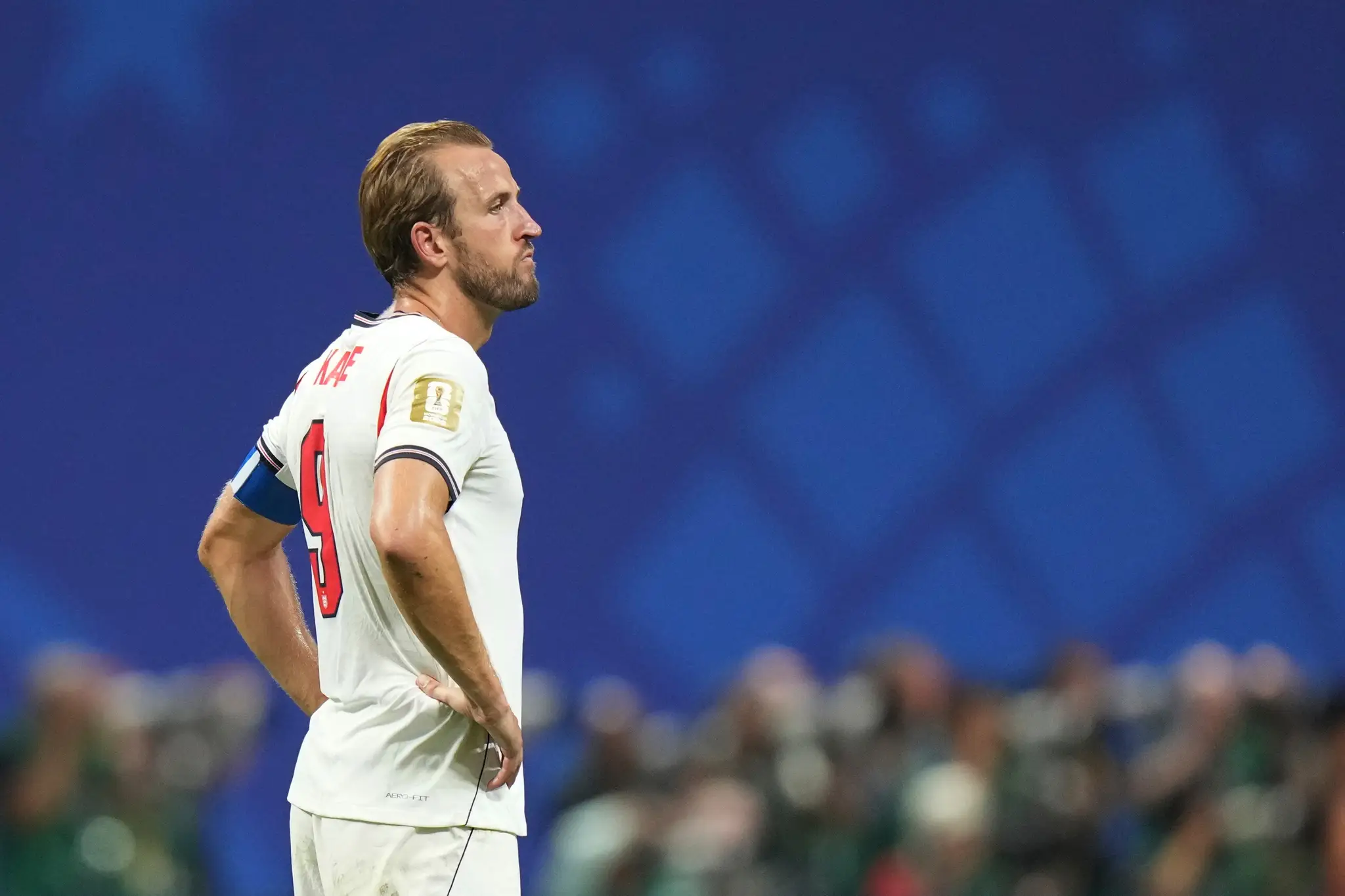 Útočník Anglicka Harry Kane.