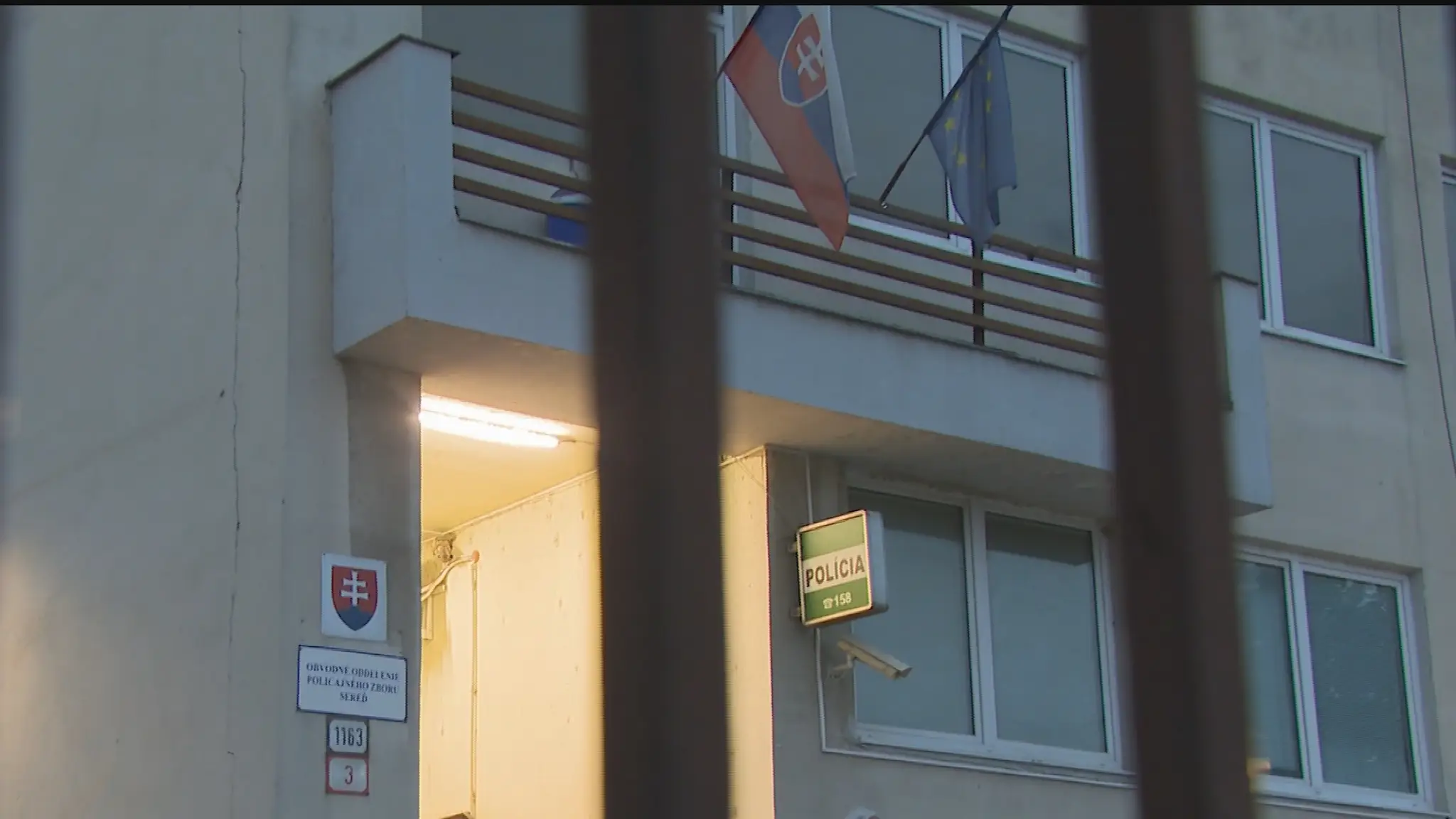 Policajná stanica.