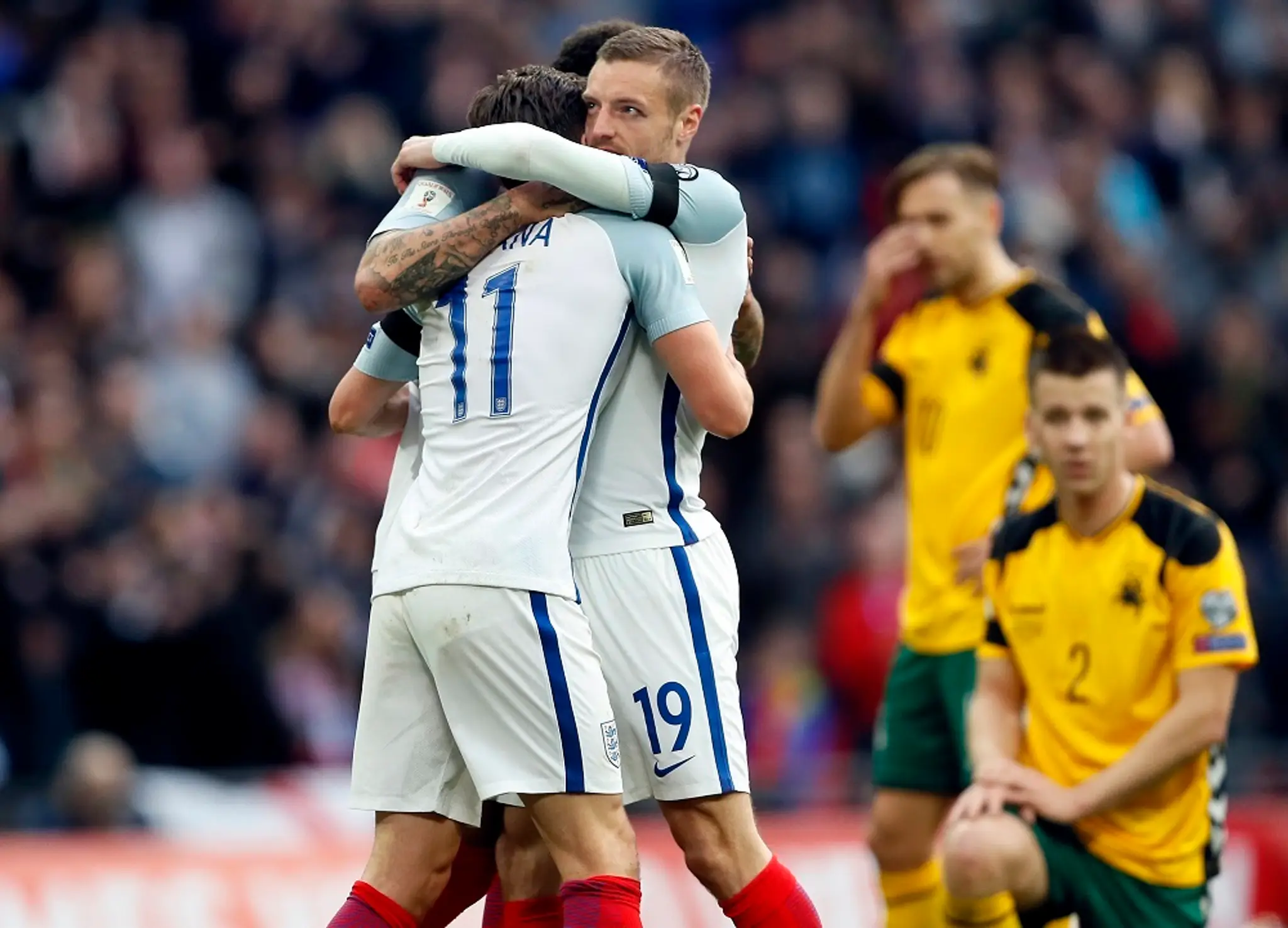 Z gólu sa tešia Vardy a Lallana