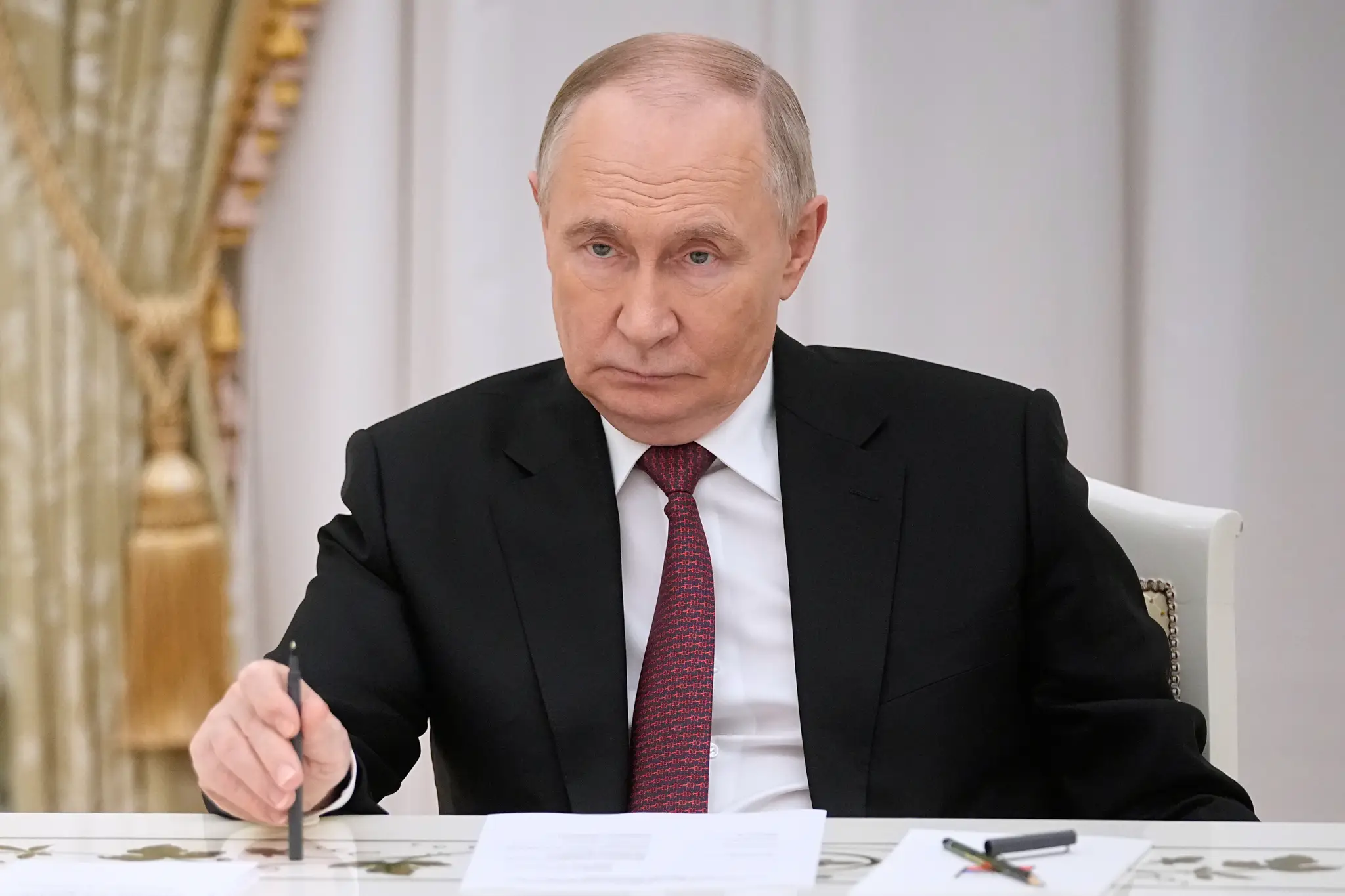 Vladimir Putin v Kremli