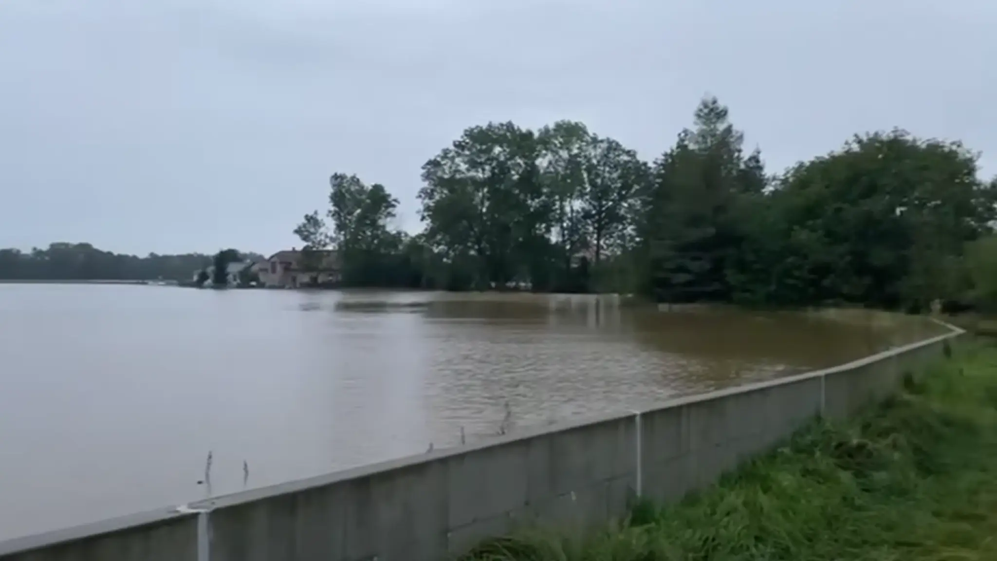 Záplavy v obci Čenkovice