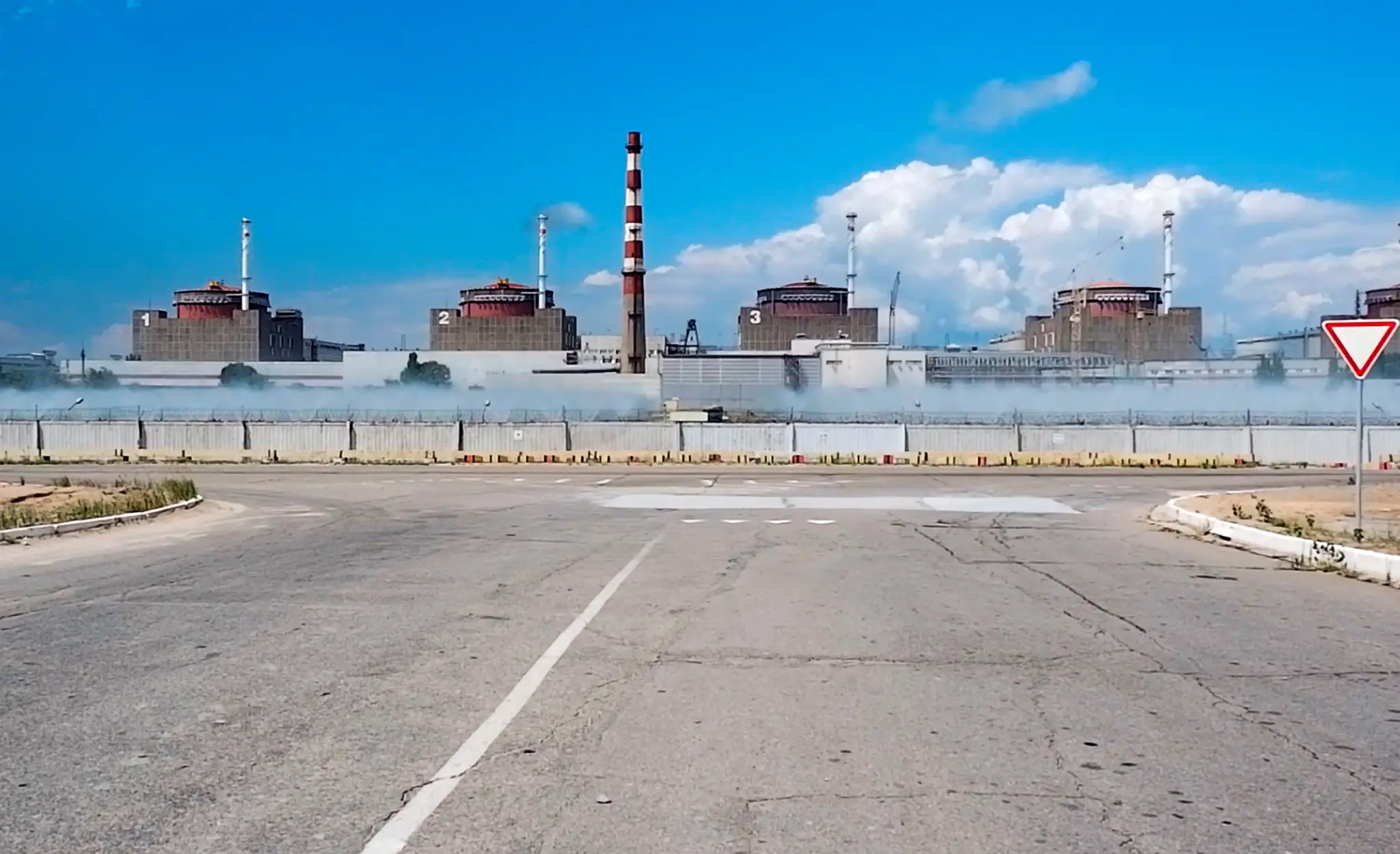 Záporožská jadrová elektráreň.