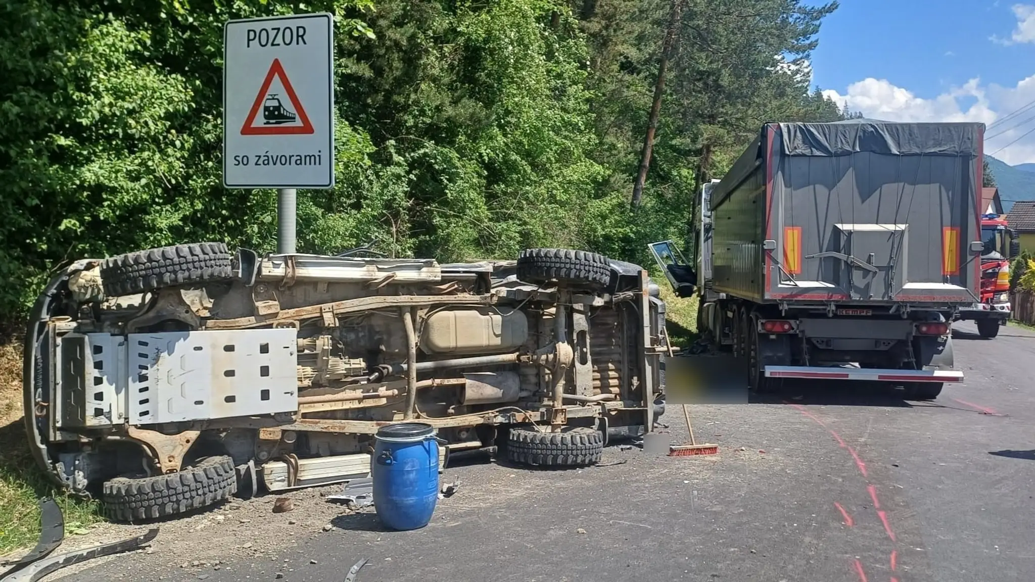 Tragická nehoda v Rajeckých Tepliciach.