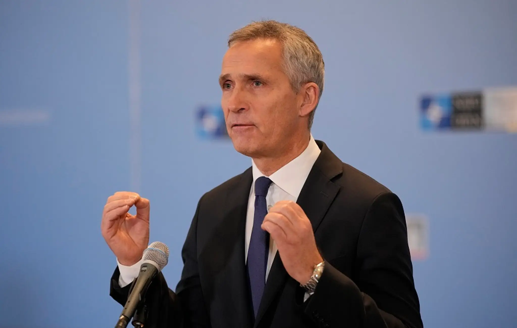 Generálny tajomník Severoatlantickej aliancie Jens Stoltenberg.