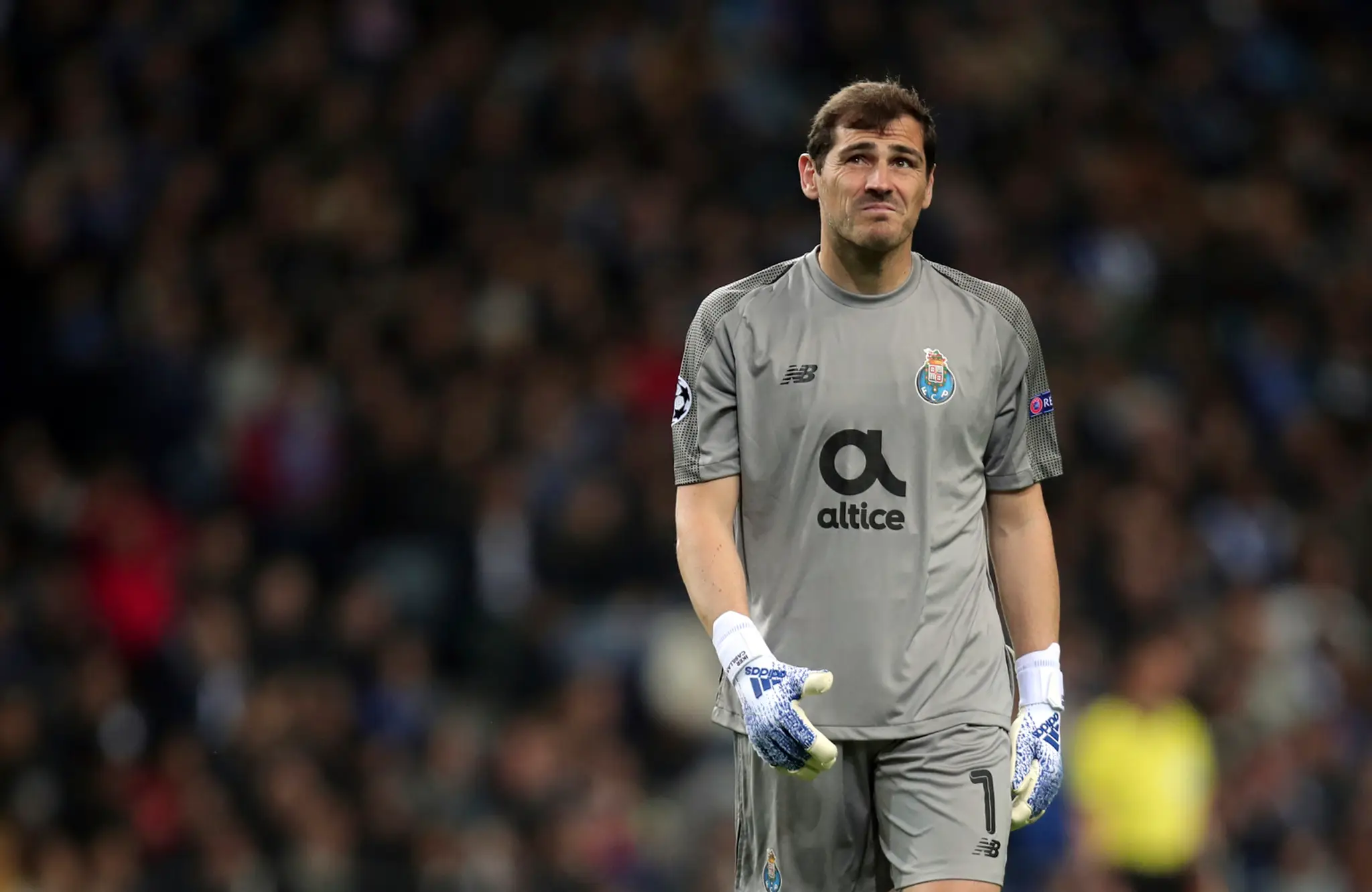 Iker Casillas z Porta v odvete štvrťfinále LM proti Liverpoolu.