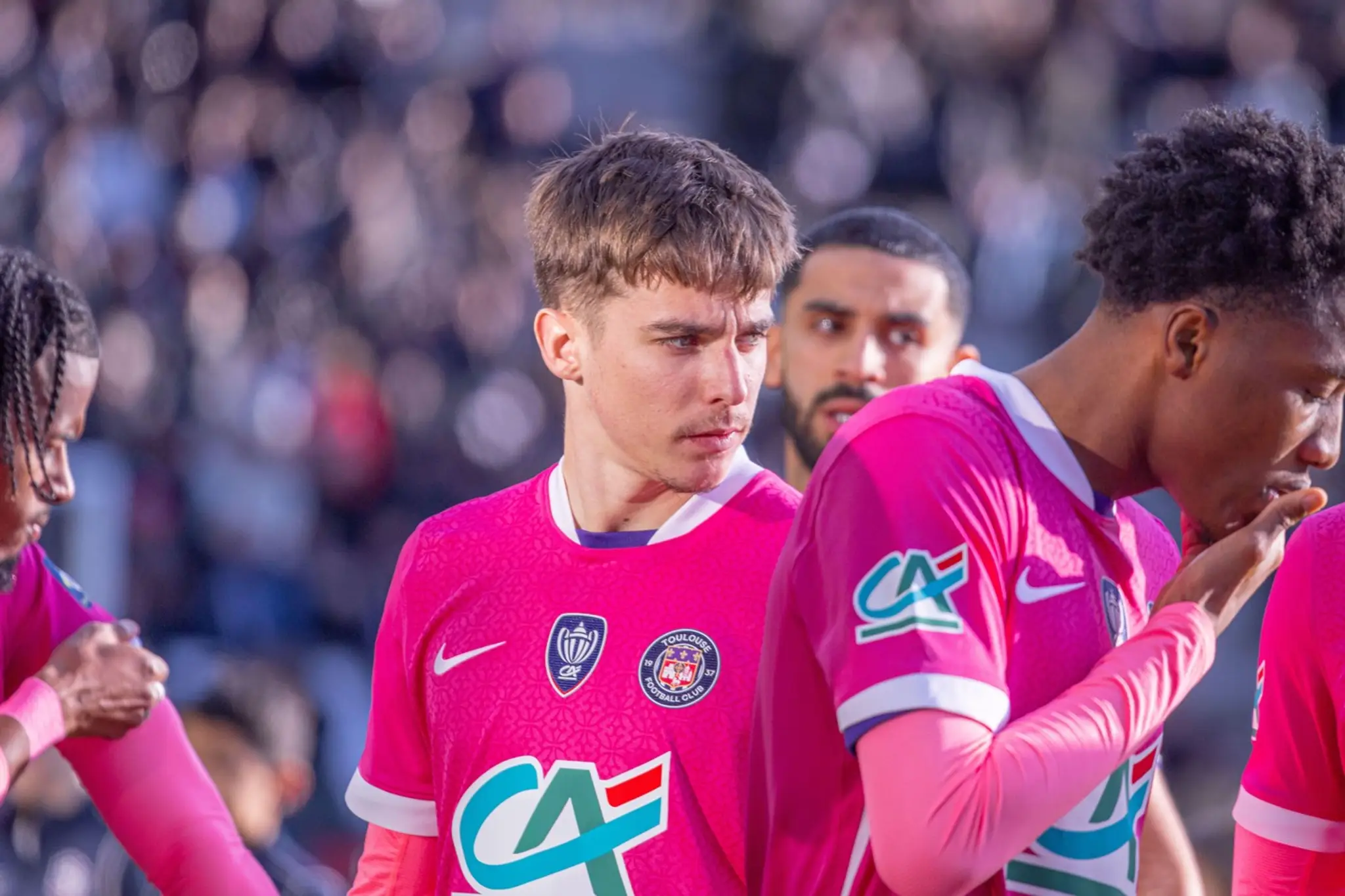 Mário Sauer so spoluhráčmi z Toulouse
