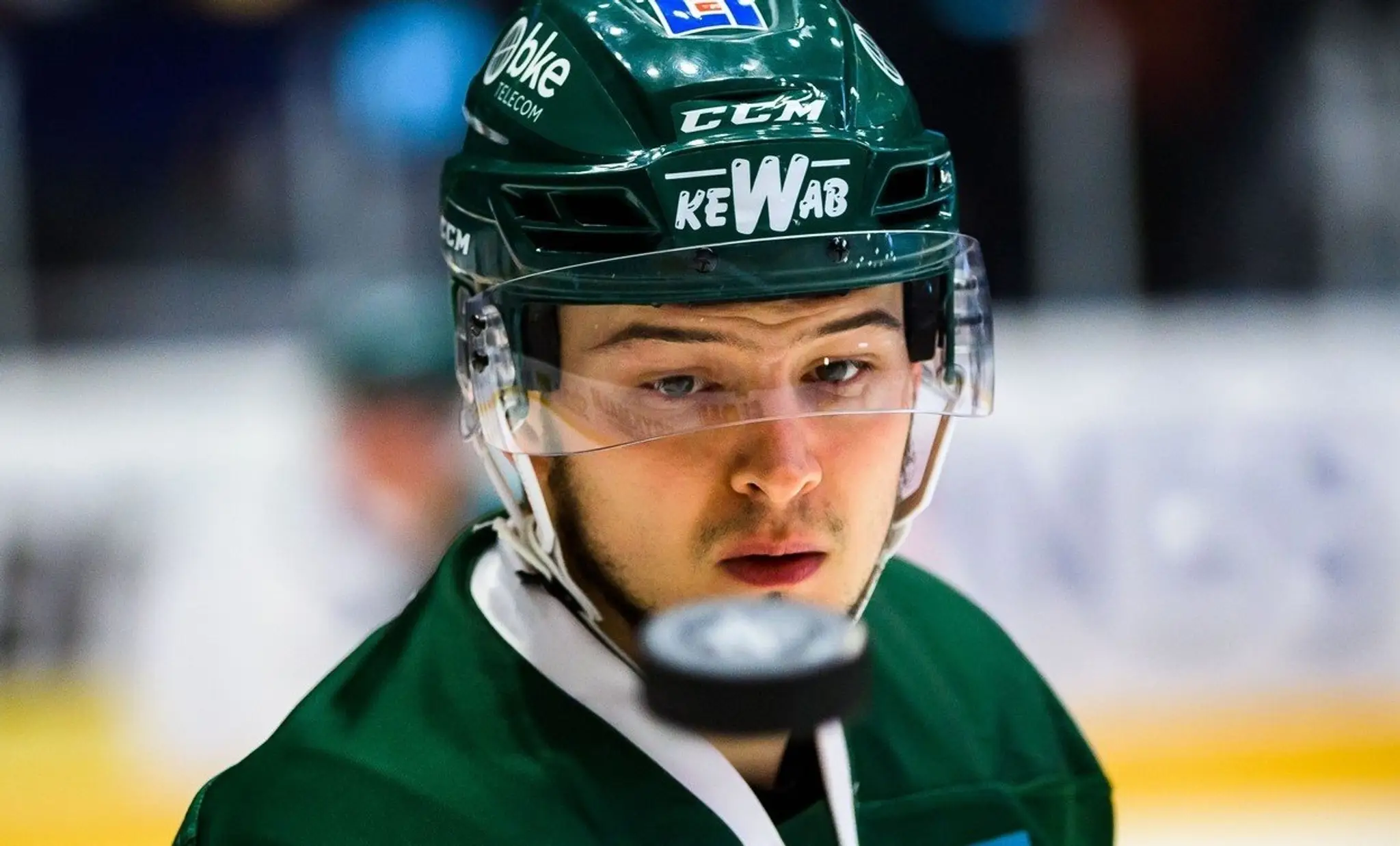 Libor Hudáček v drese švédskeho klubu Färjestad BK.