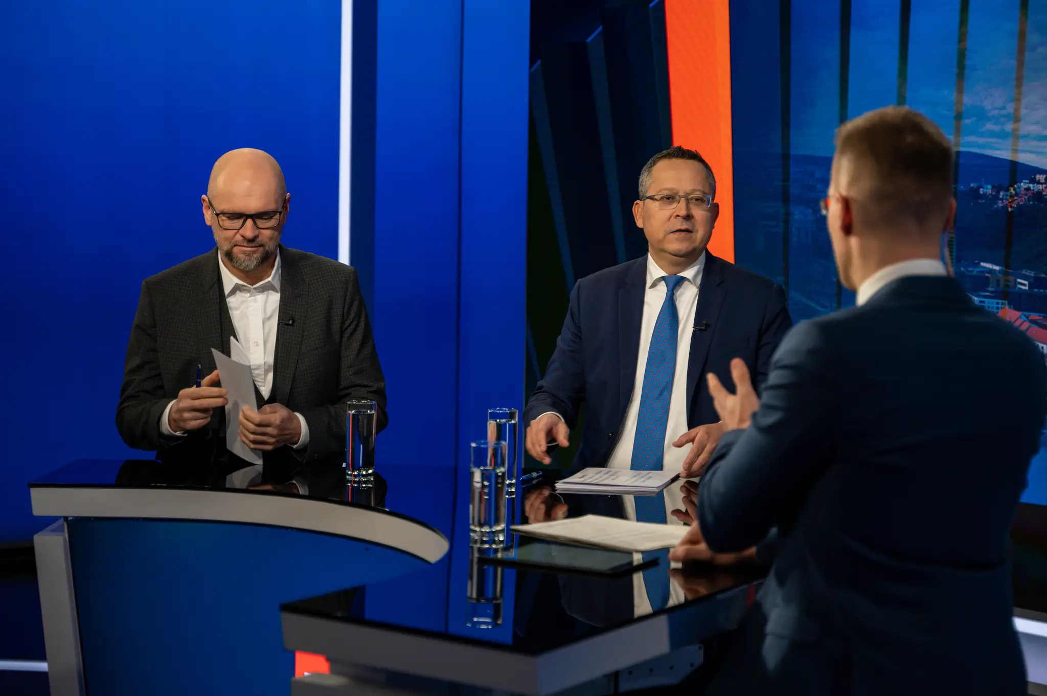 Ladislav Kamenický a Richard Sulík v Na telo