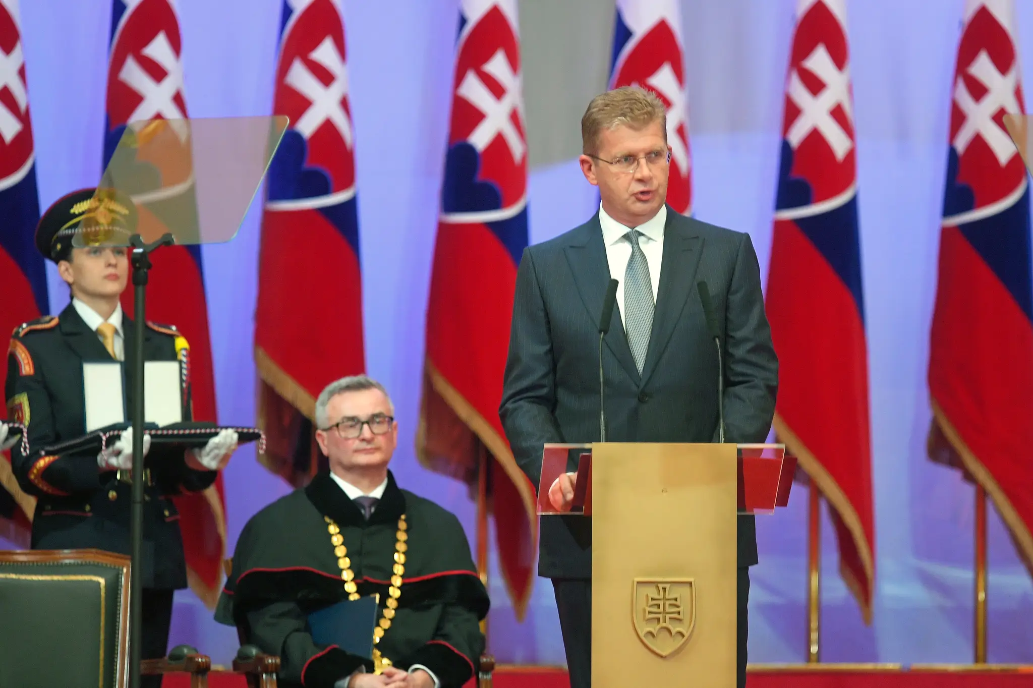 Inaugurácia prezidenta Petra Pellegriniho.