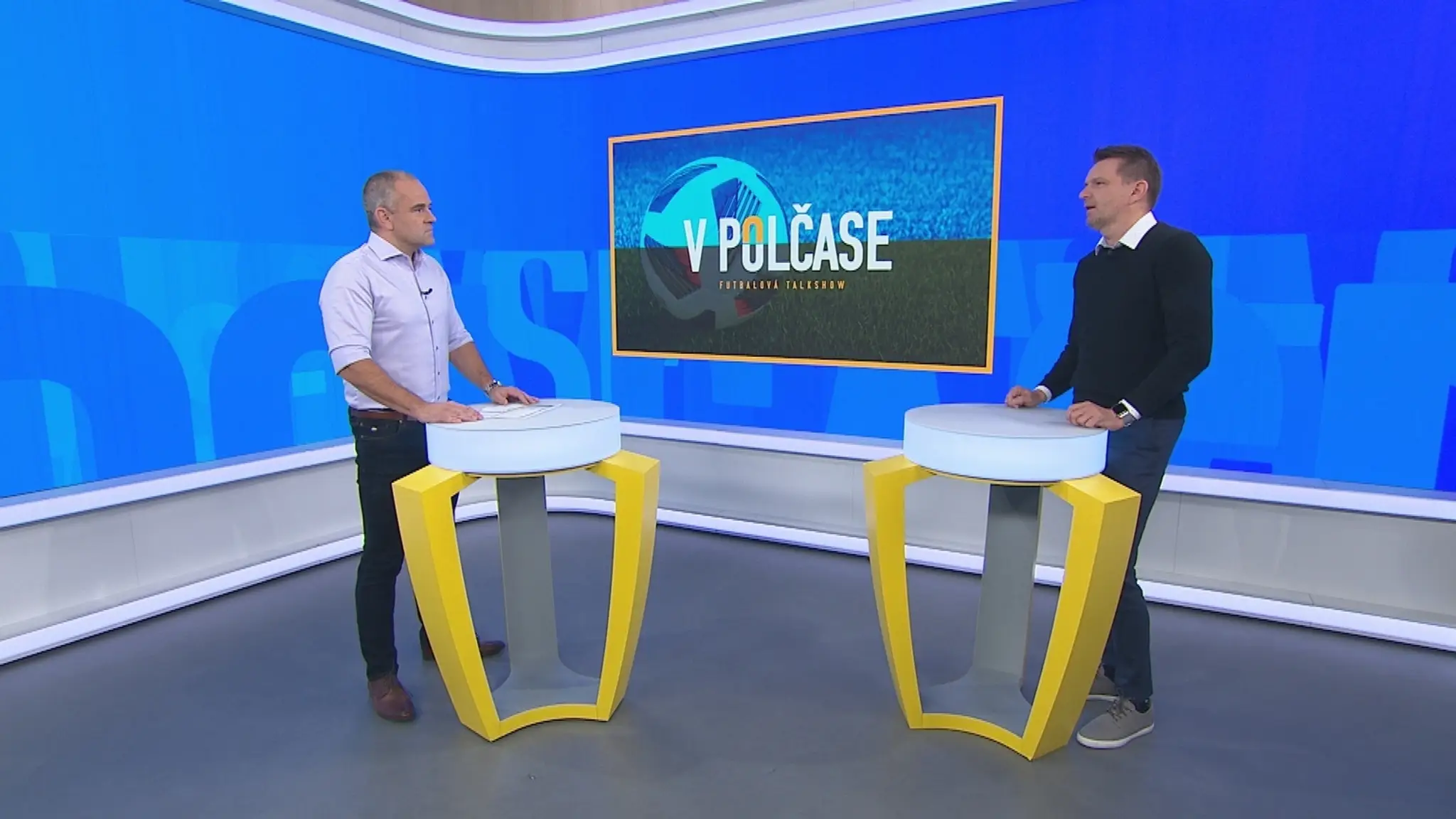 Hosťom moderátora Sláva Jurka v Talkshow V polčase bol kouč futbalovej reprezentácie Štefan Tarkovič.