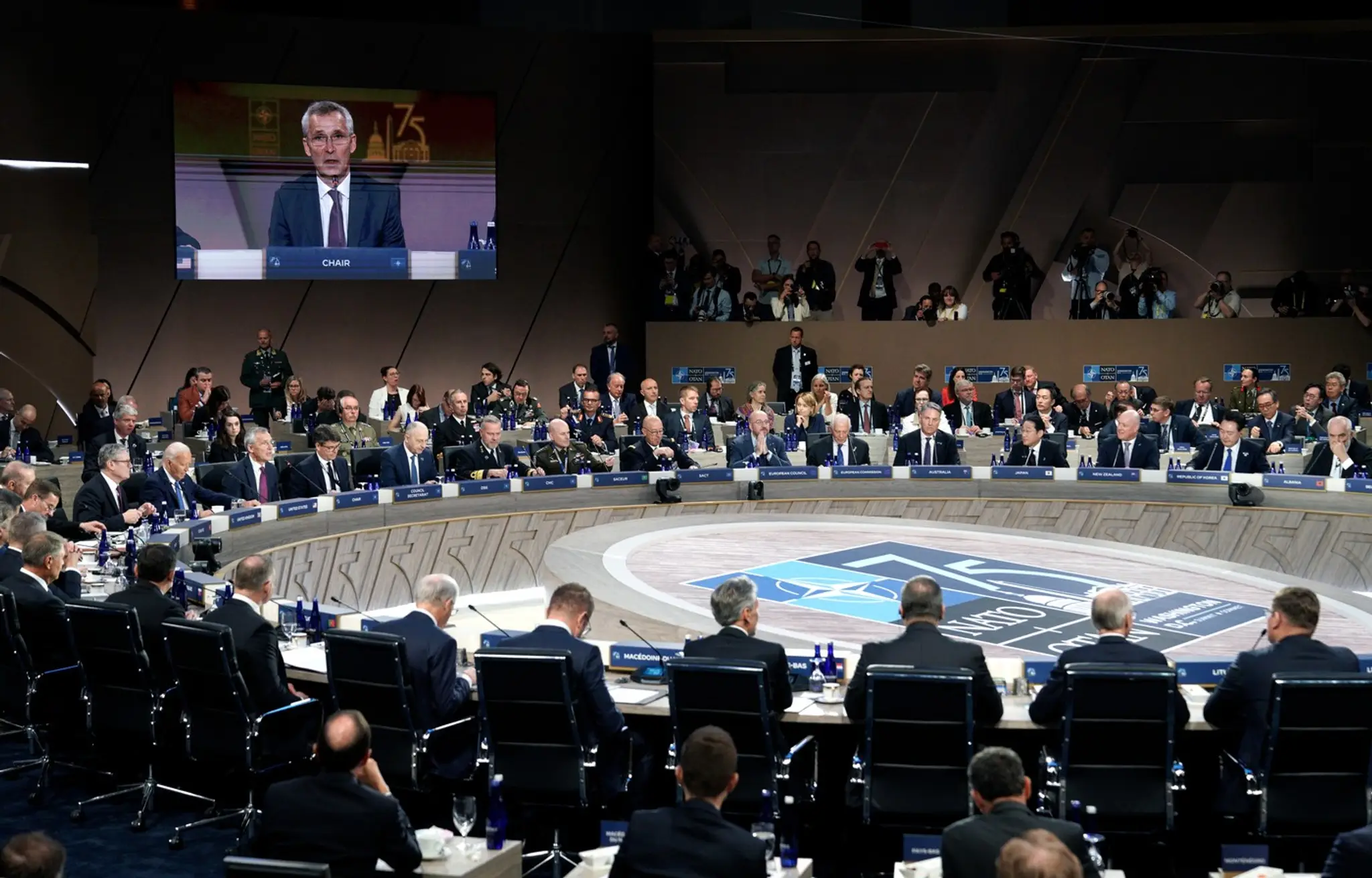 Summit NATO vo Washingtone.