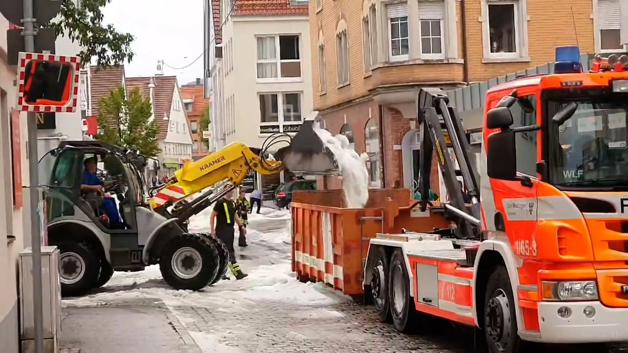 Krupobitie v Nemecku.