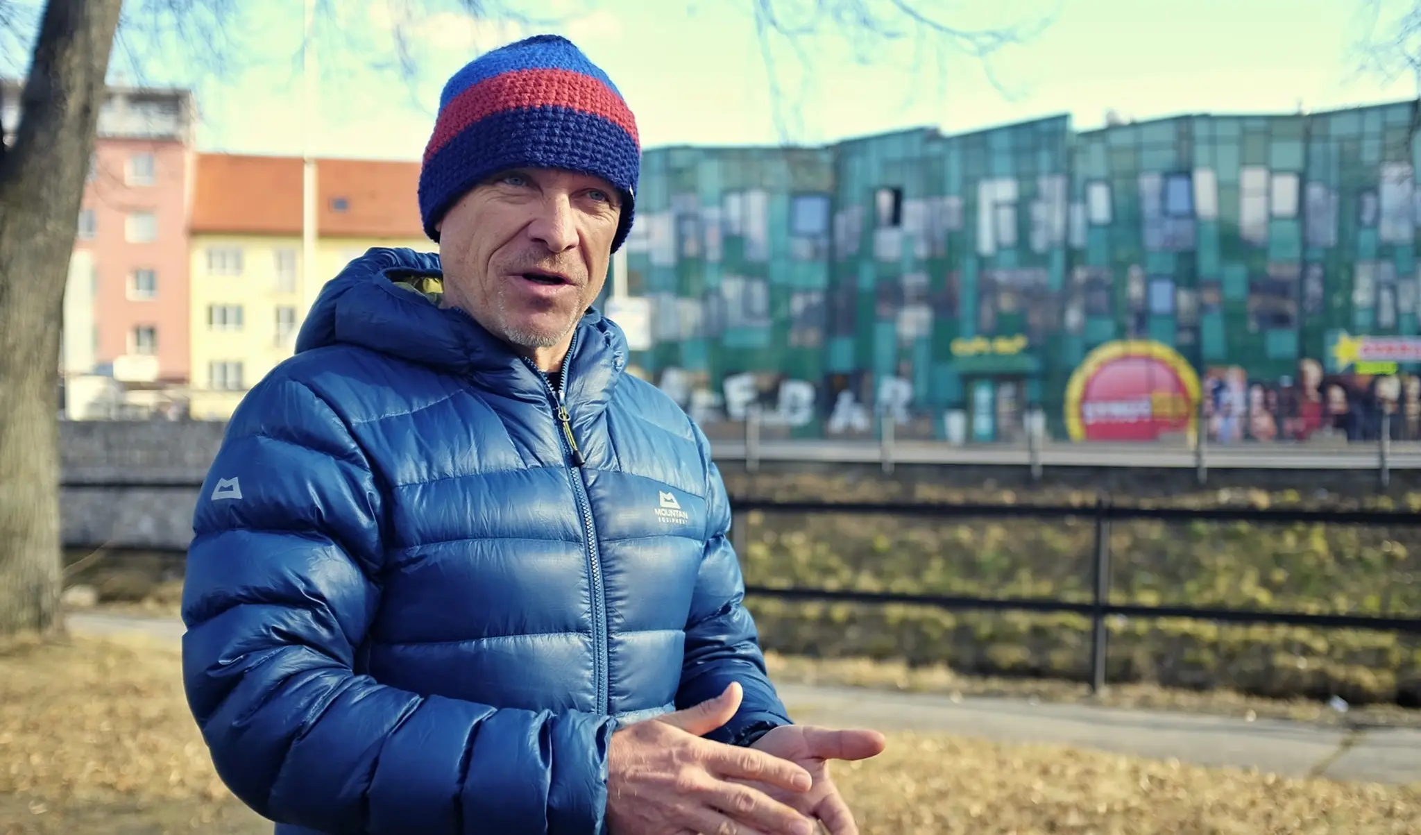Slovenský horolezec Peter Hámor.