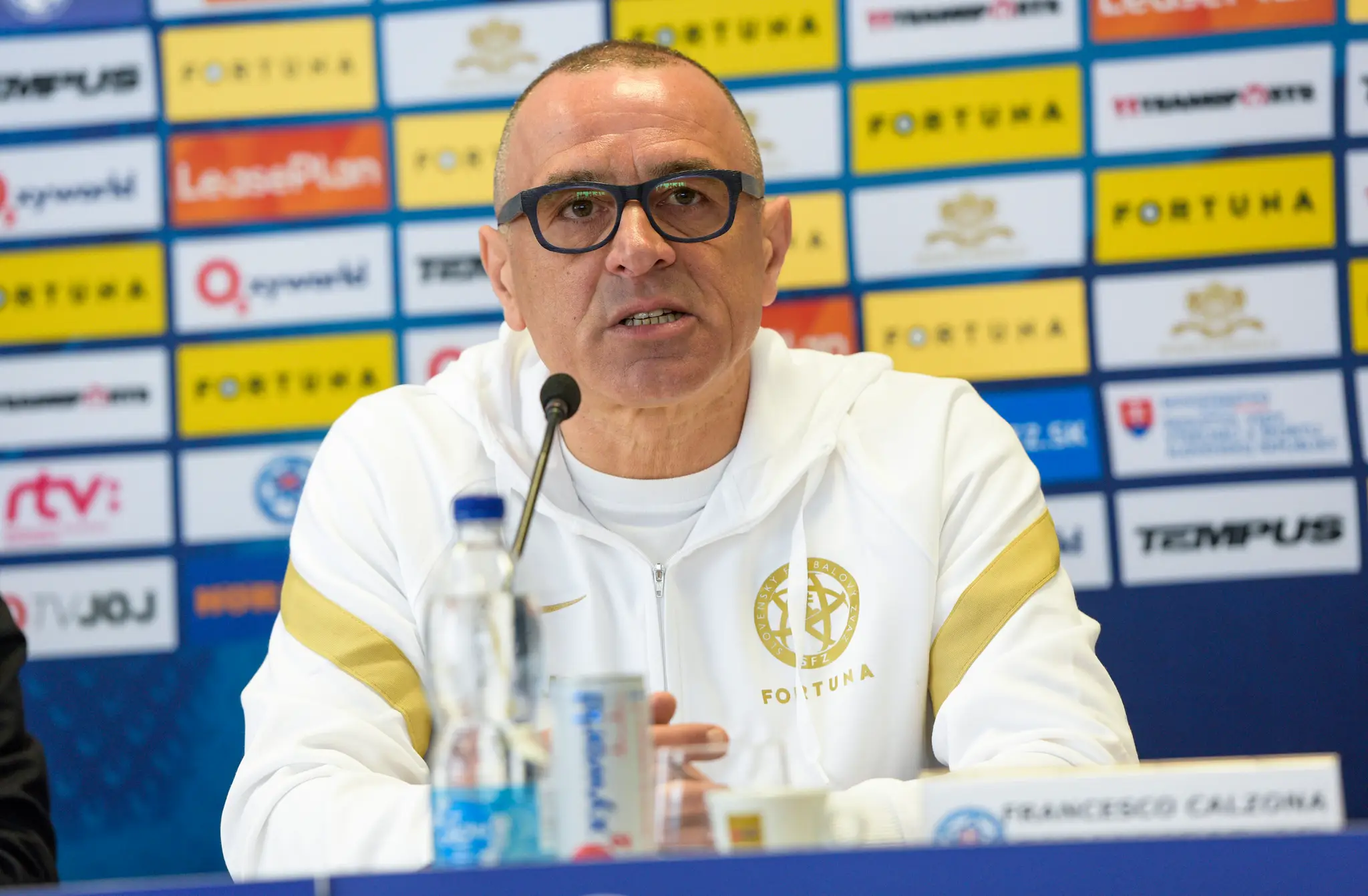 Tréner slovenskej futbalovej reprezentácie Francesco Calzona.