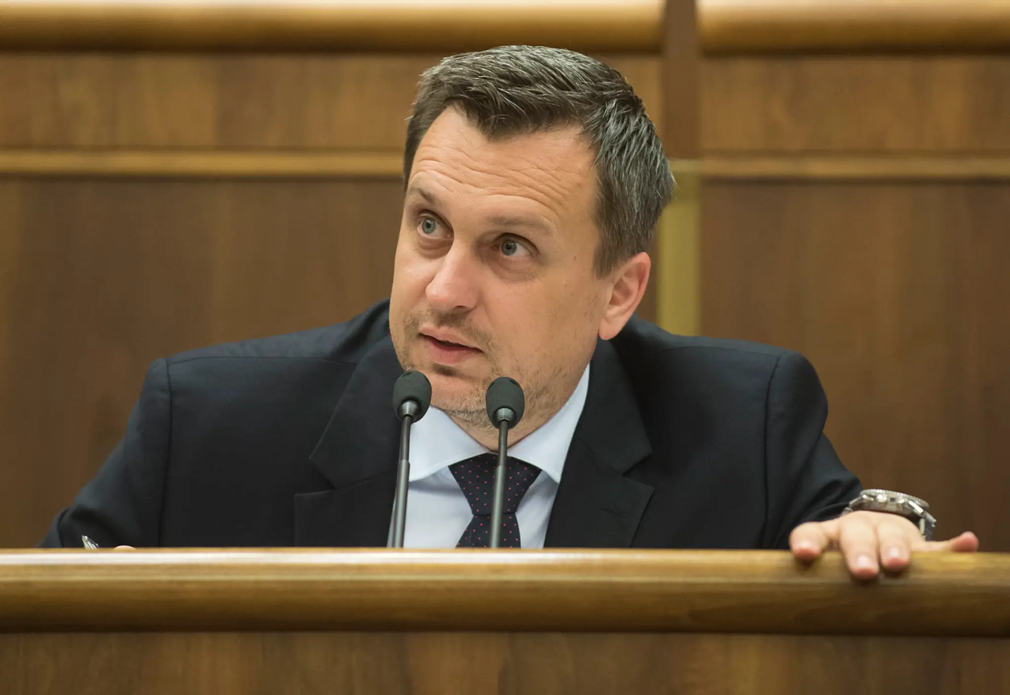 Na snímke predseda parlamentu Andrej Danko 