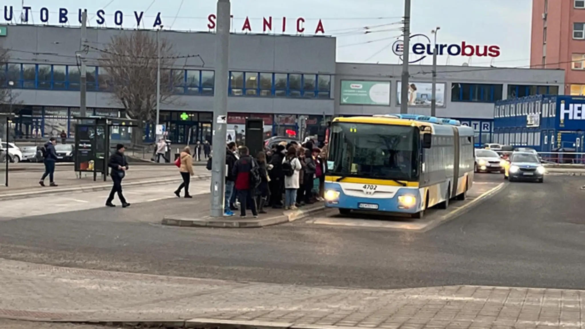Staničné námestie v Košiciach.