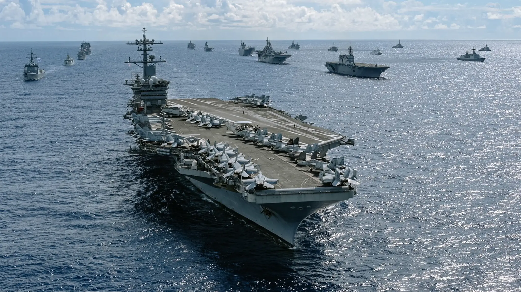 USS Abraham Lincoln.