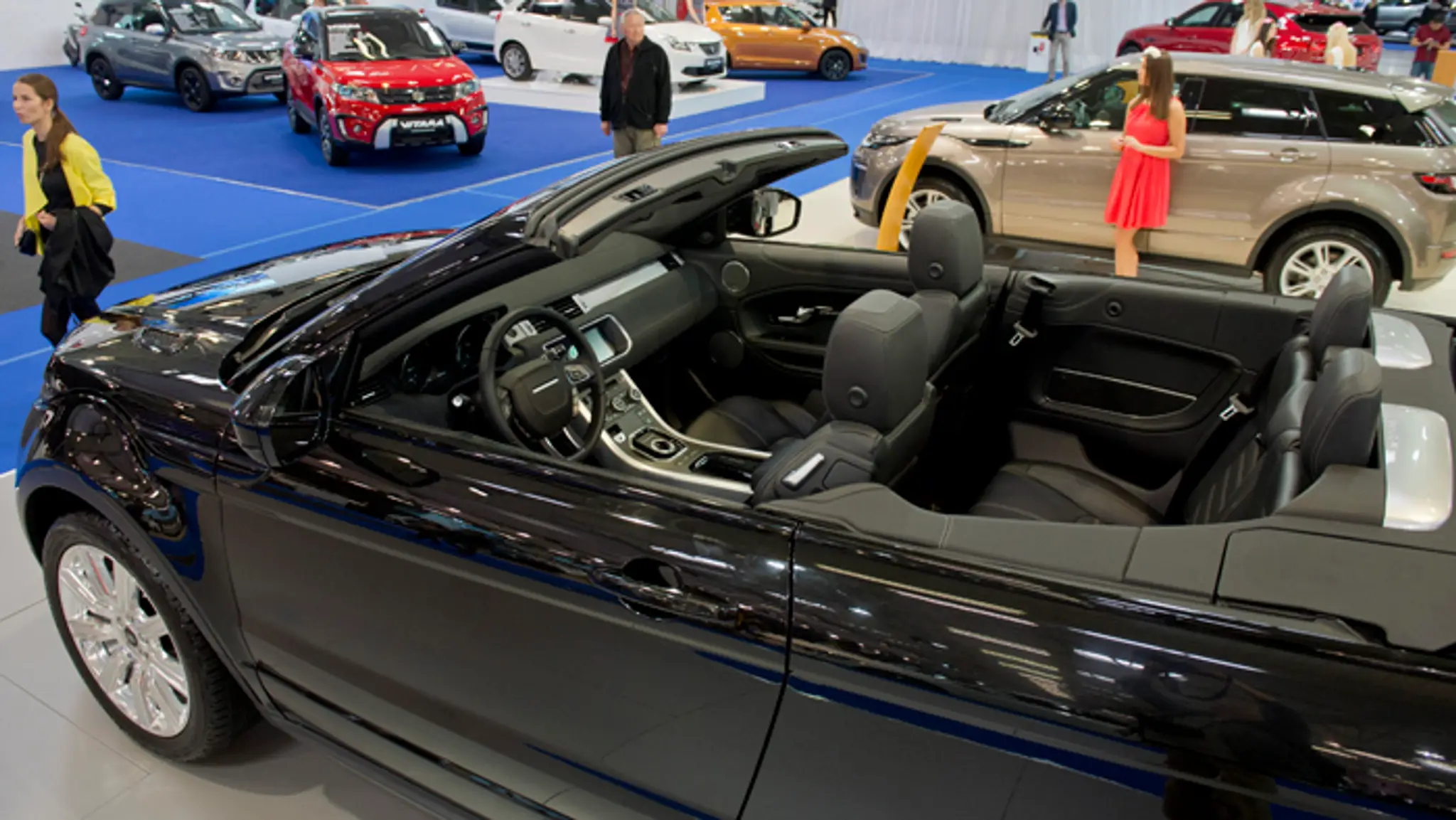 Premiéra automobilu Range Rover Evoque Convertible na bratislavskom Autosalóne.