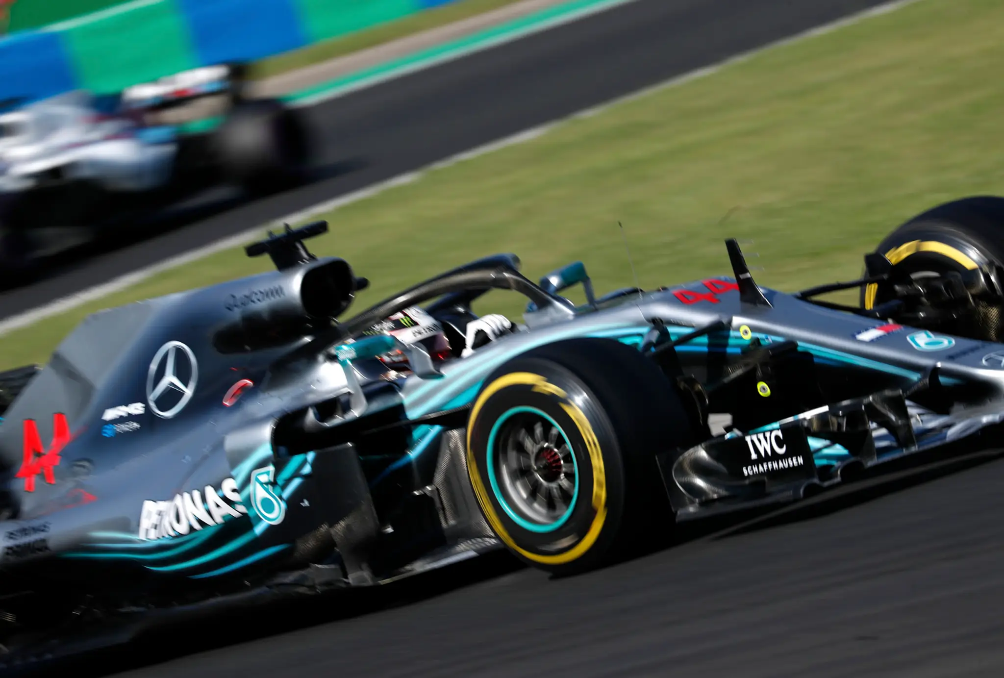 Lewis Hamilton na VC Maďarska.
