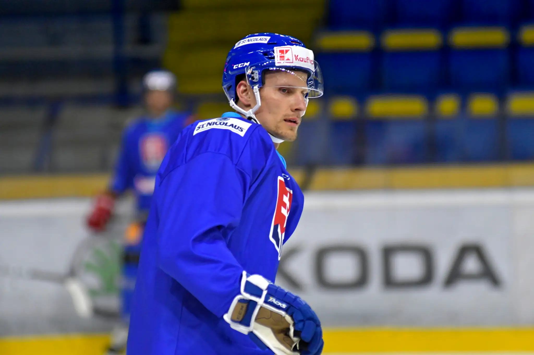 Útočník Richard Pánik na zraze reprezentácie v príprave pred MS.