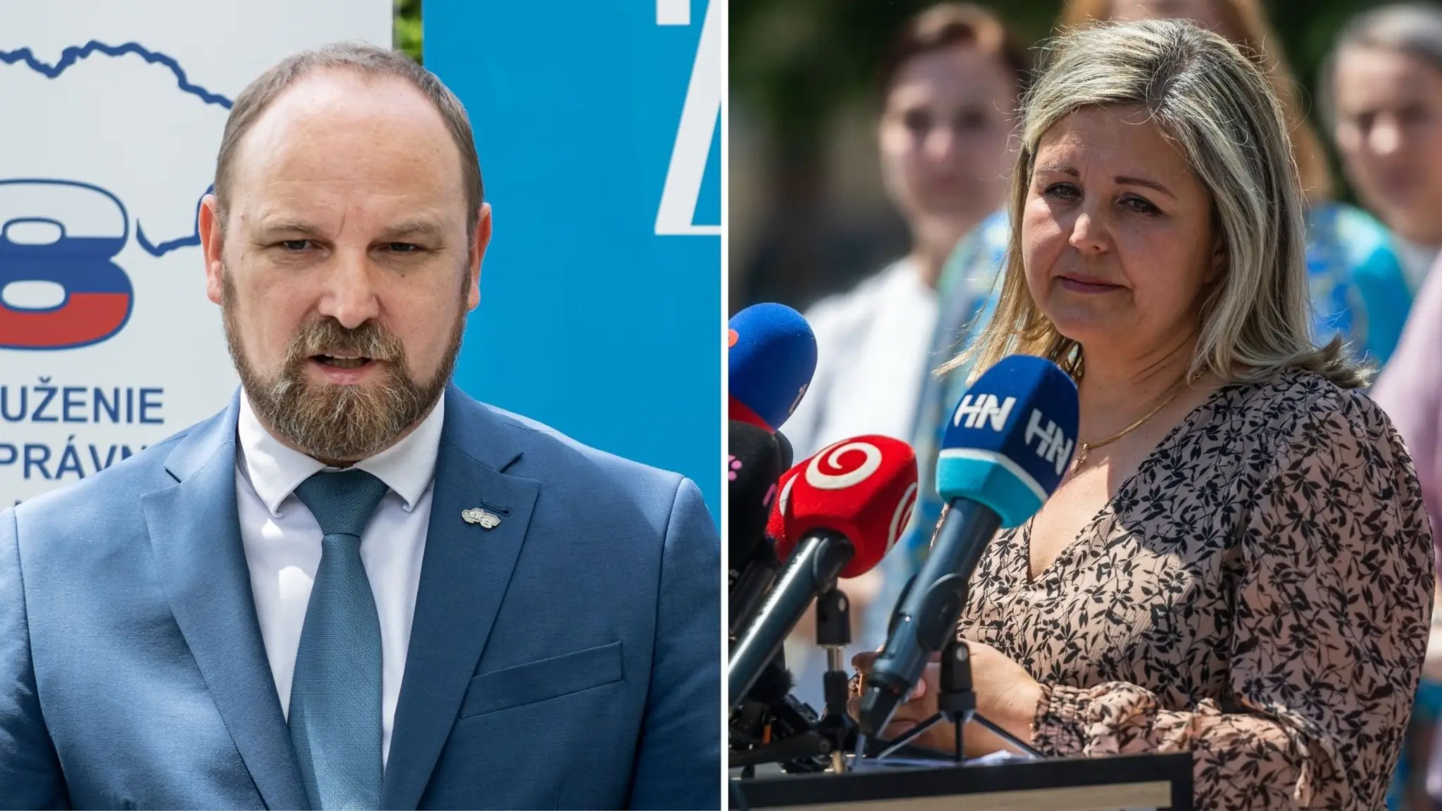 E. Jurinová a J. Viskupič