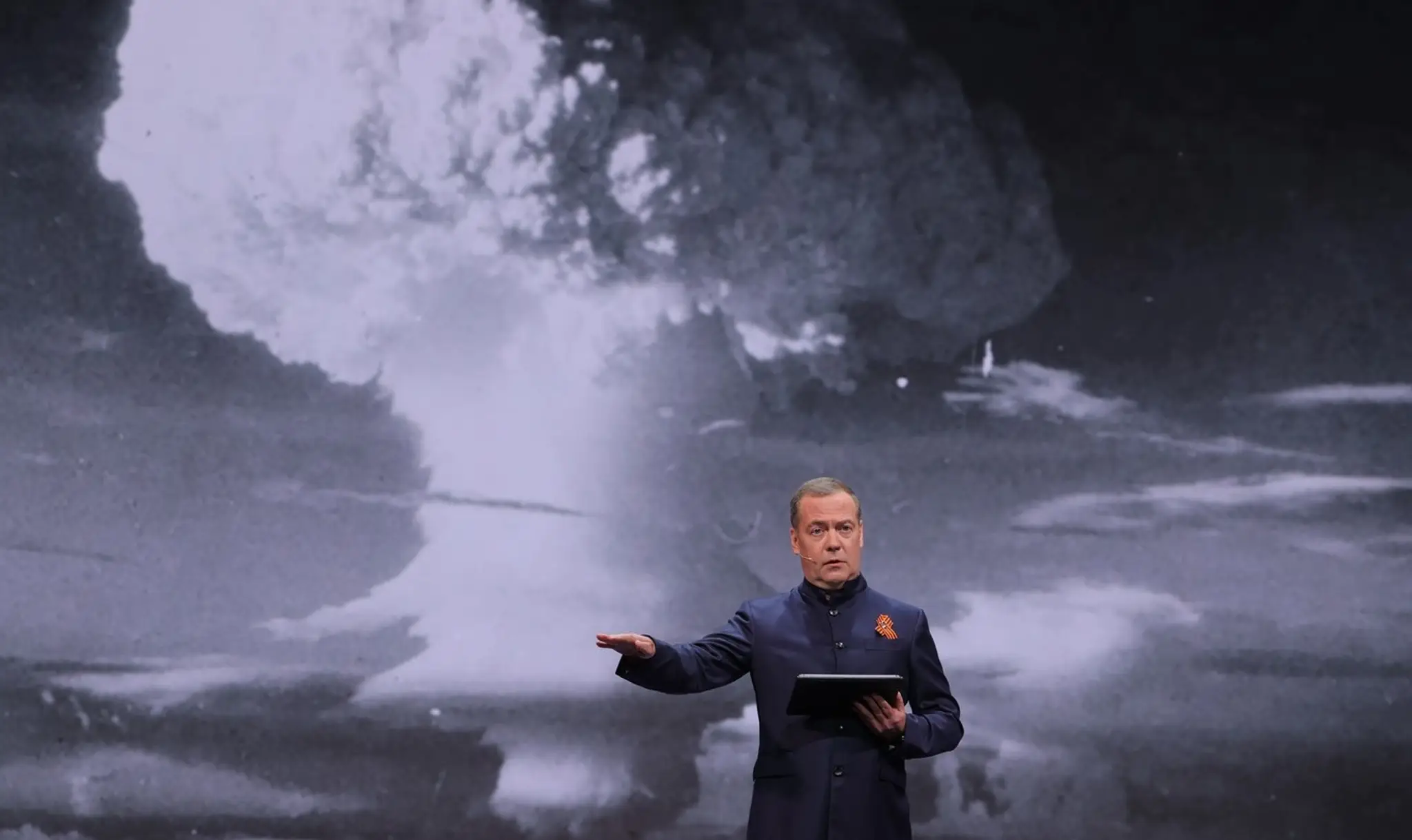 Bývalý ruský prezident a podpredseda ruskej Bezpečnostnej rady Dmitrij Medvedev.