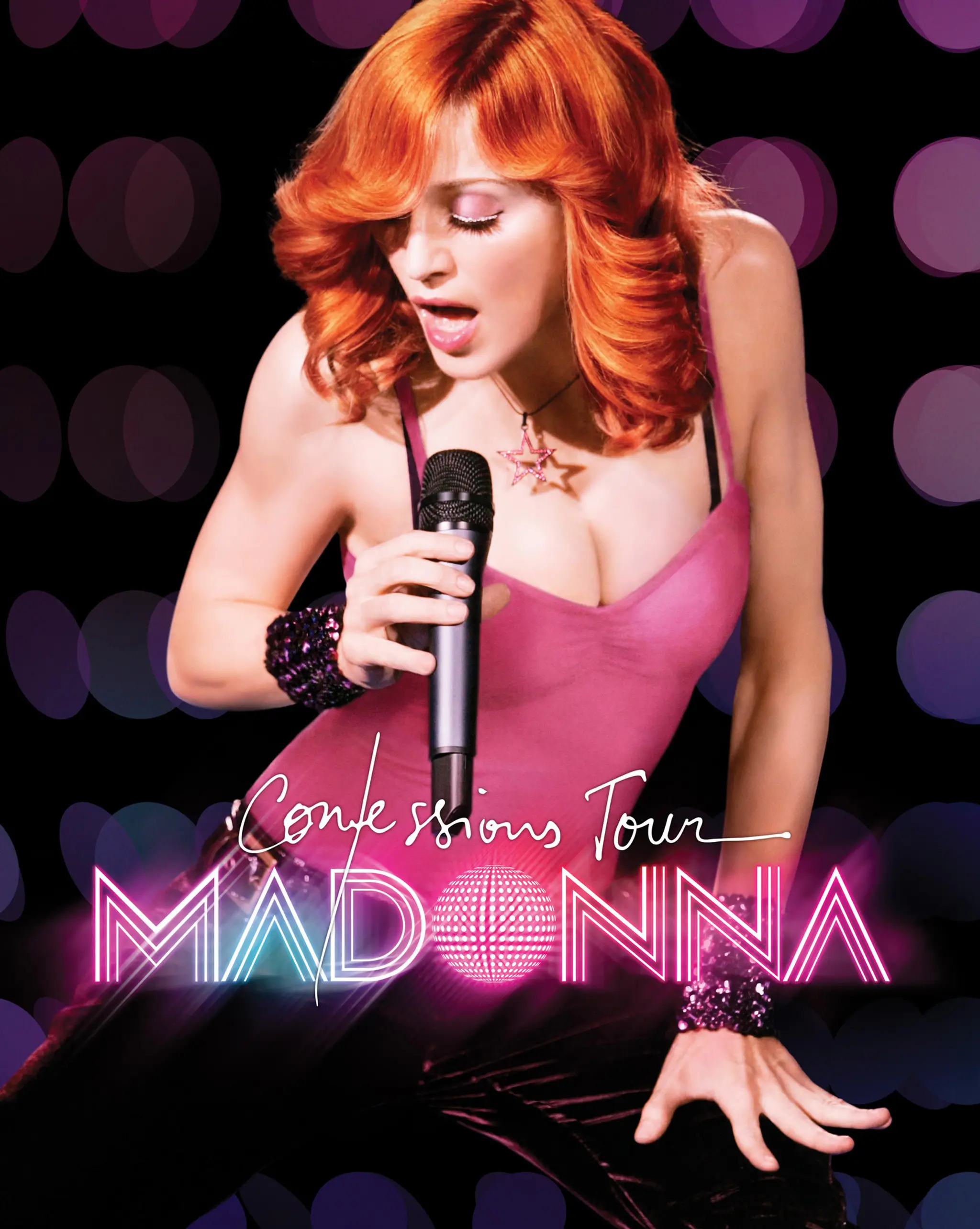 Plagát reklamujúci koncertné turné Confessions Tour z roku 2006 v Los Angeles.