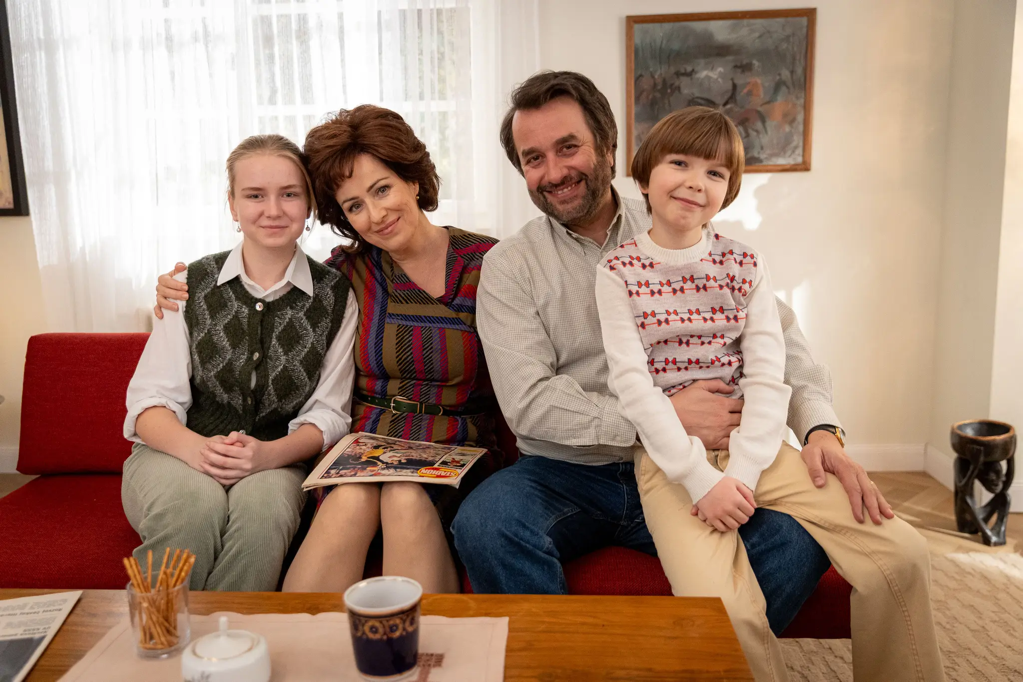 Tatiana Čobejová, Zuzana Norisová, Vladimír Kobielsky a Liam Nemček v seriáli Sľub