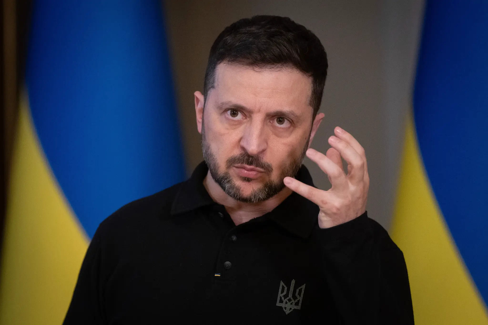 Ukrajinský prezident Volodymyr Zelenskyj.