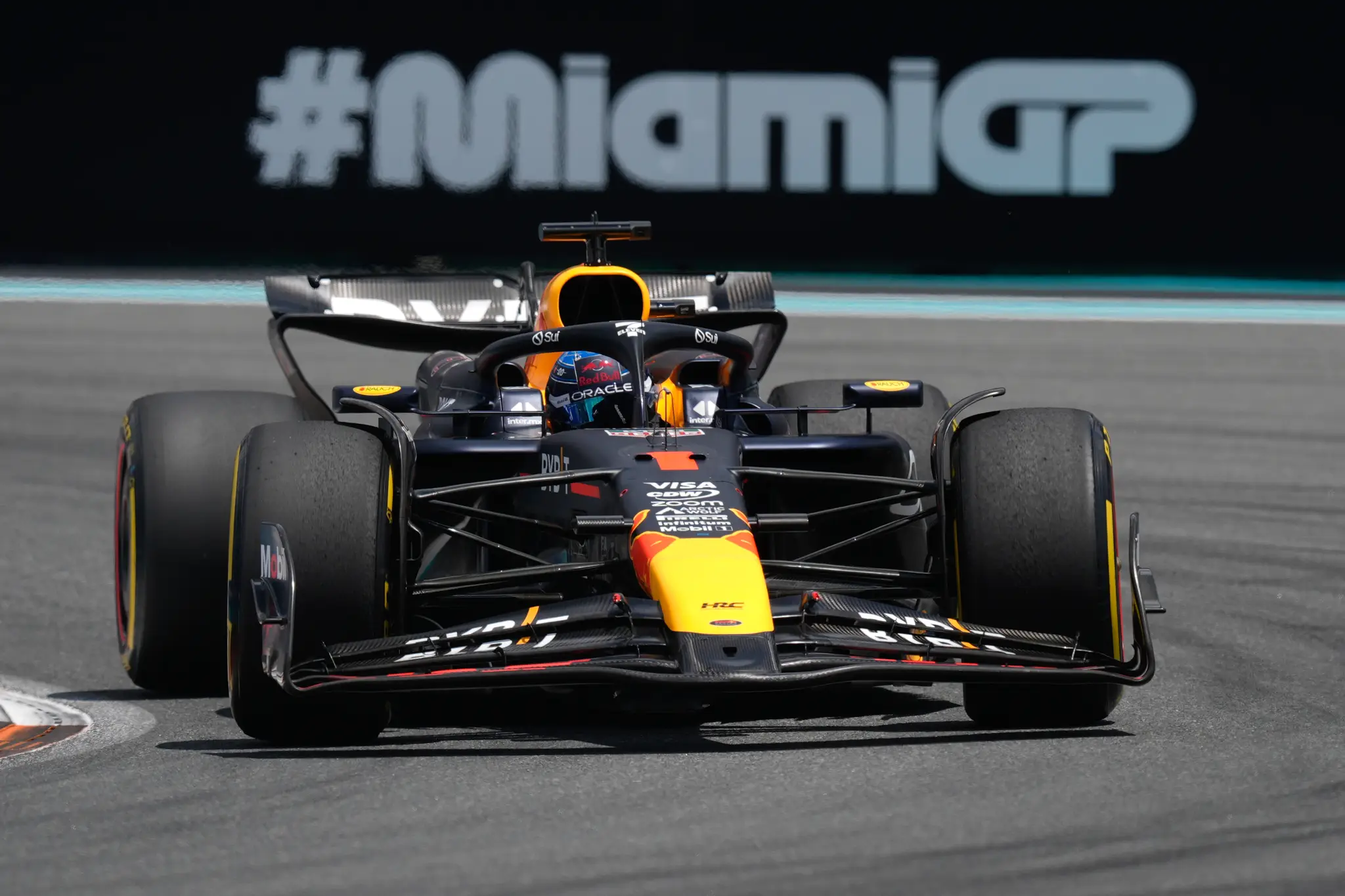 Holandský jazdec formuly 1 Max Verstappen z tímu Red Bull.