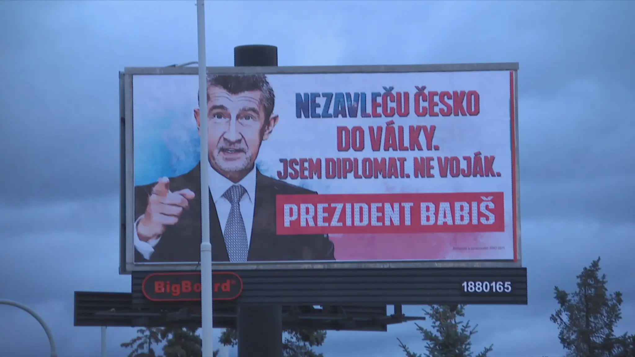Bilbord Andreja Babiša.