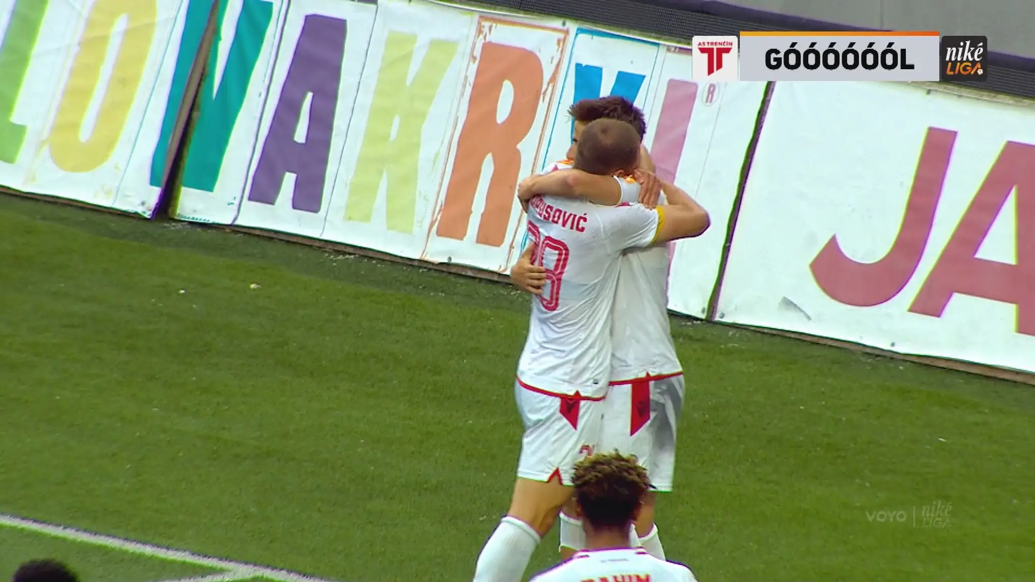 Gólová radosť futbalistov Trenčína.