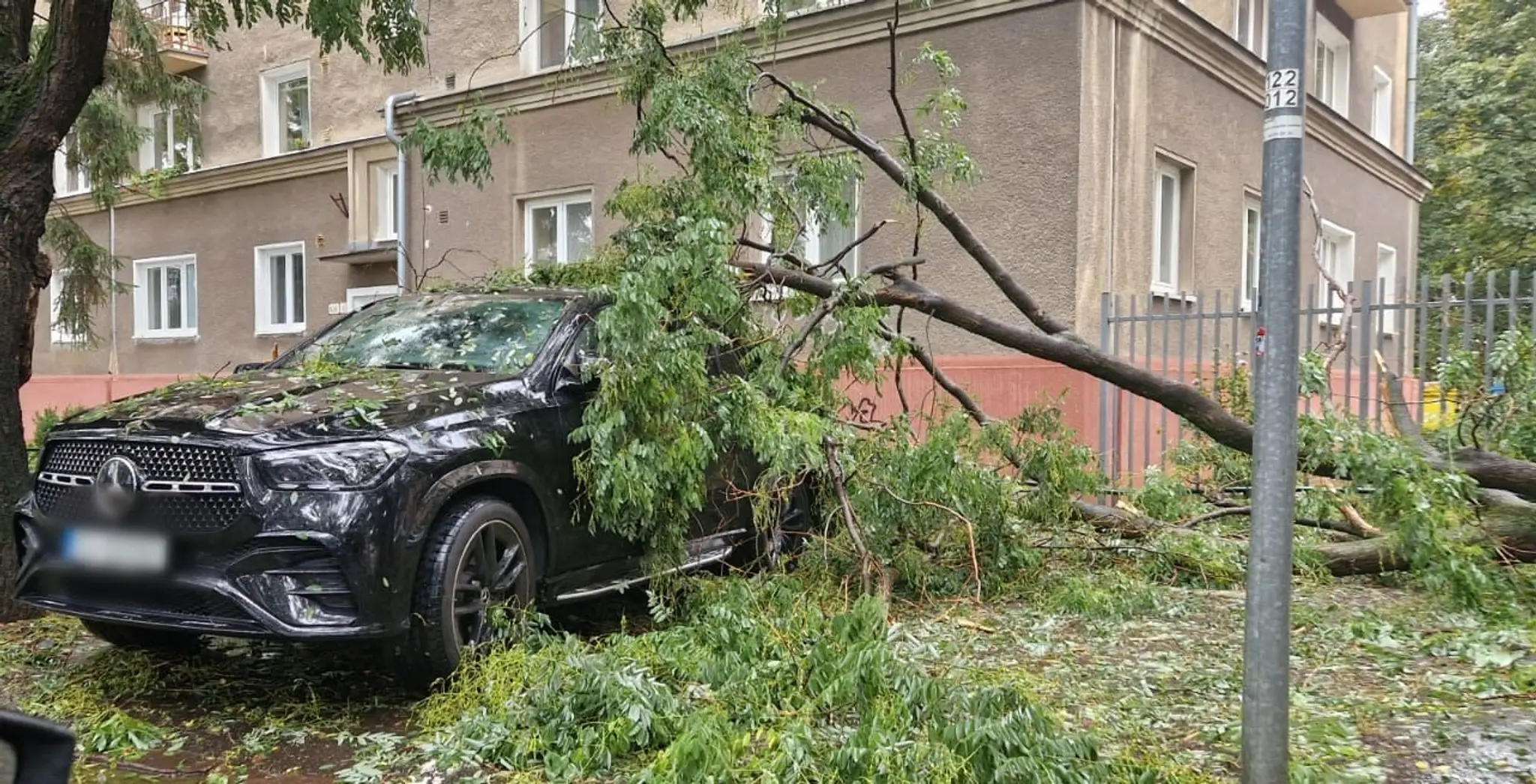 Výčiny počasia v Bratislave.