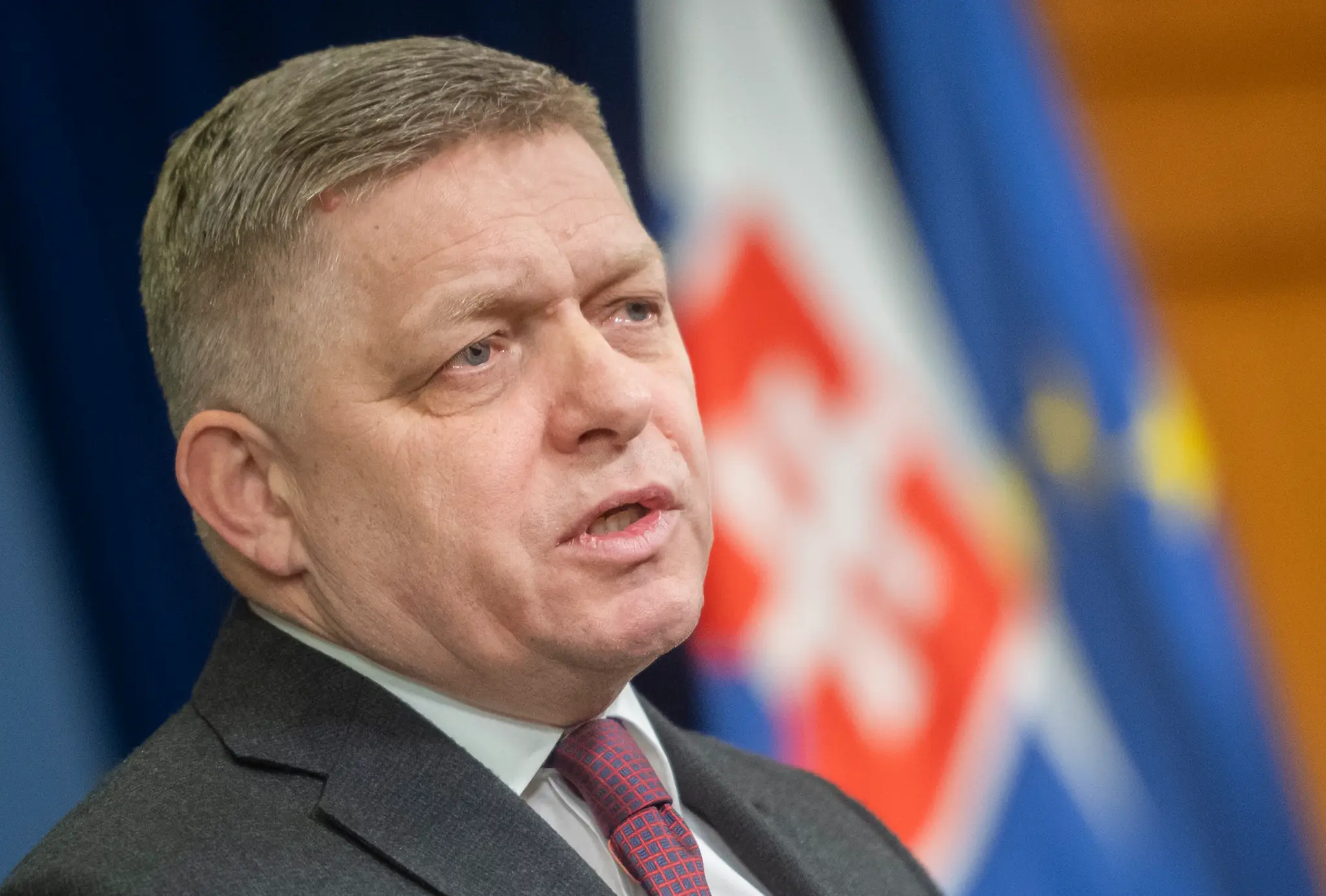 Predseda strany Smer Robert Fico 