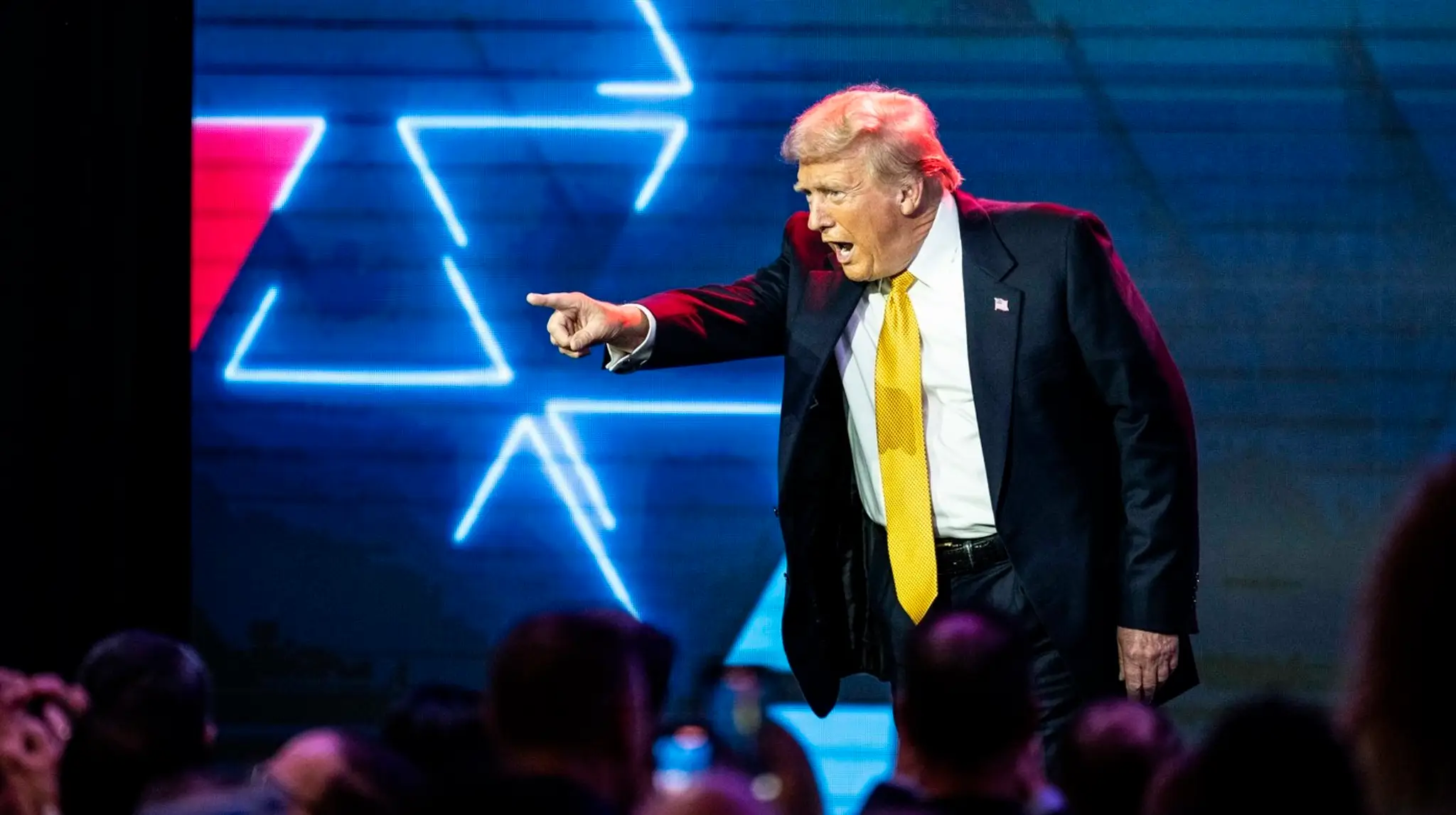 Republikánsky kandidát na prezidenta Donald Trump.
