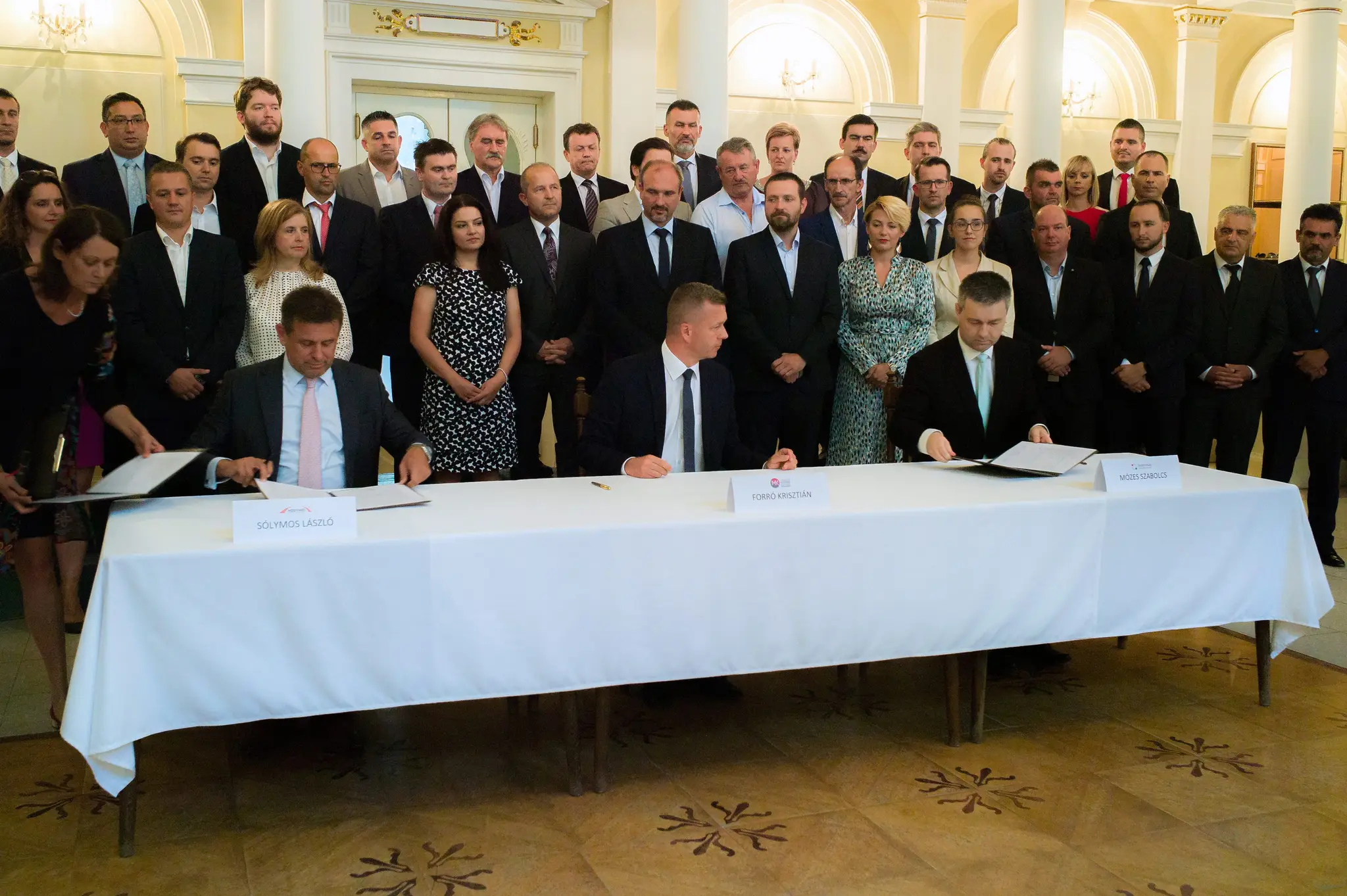 Strany SMK, Most-Híd a Spolupatričnosť podpísali v augusta 2020 deklaráciu o vytvorení spoločnej strany.