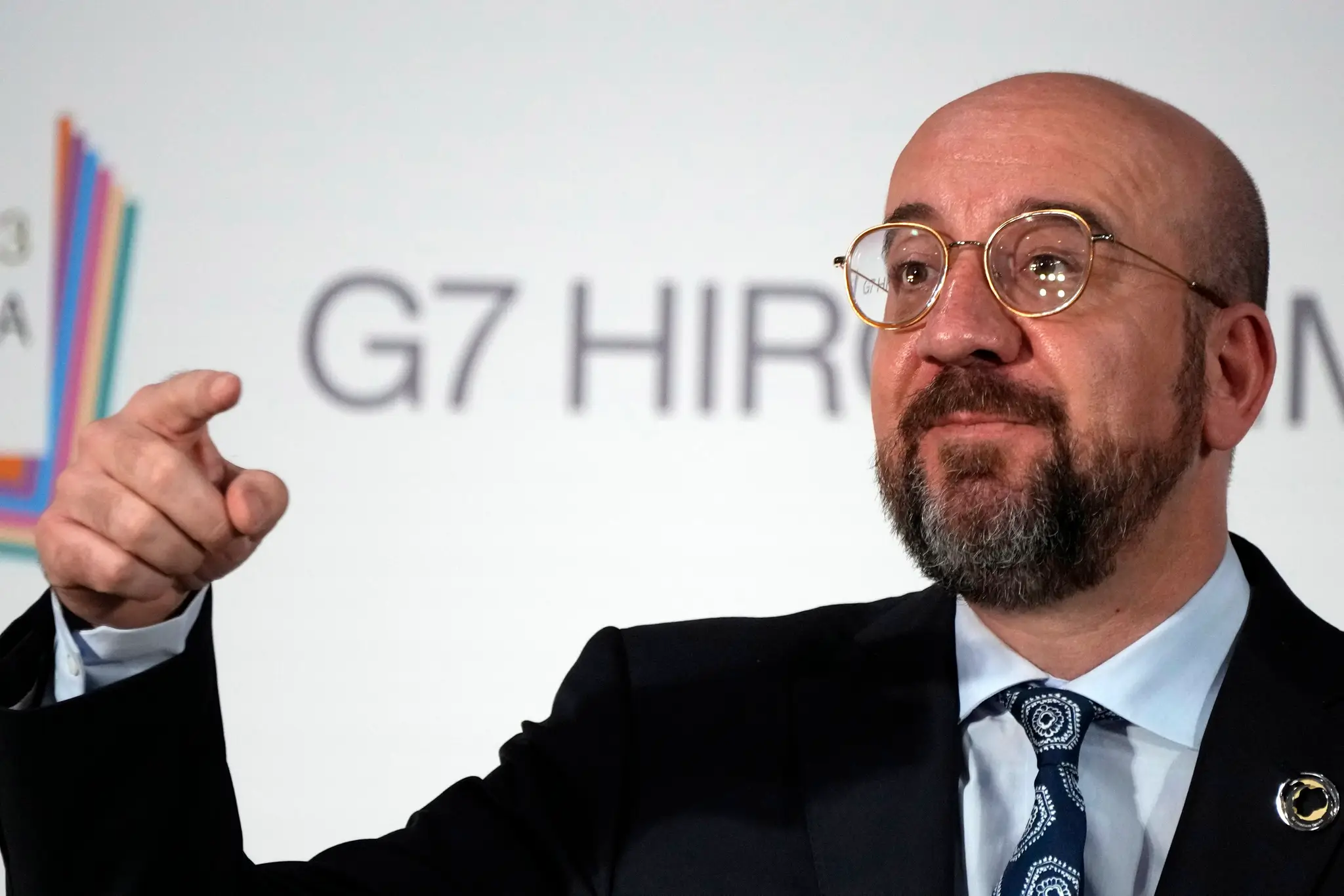 Na snímke predseda Európskej rady Charles Michel.