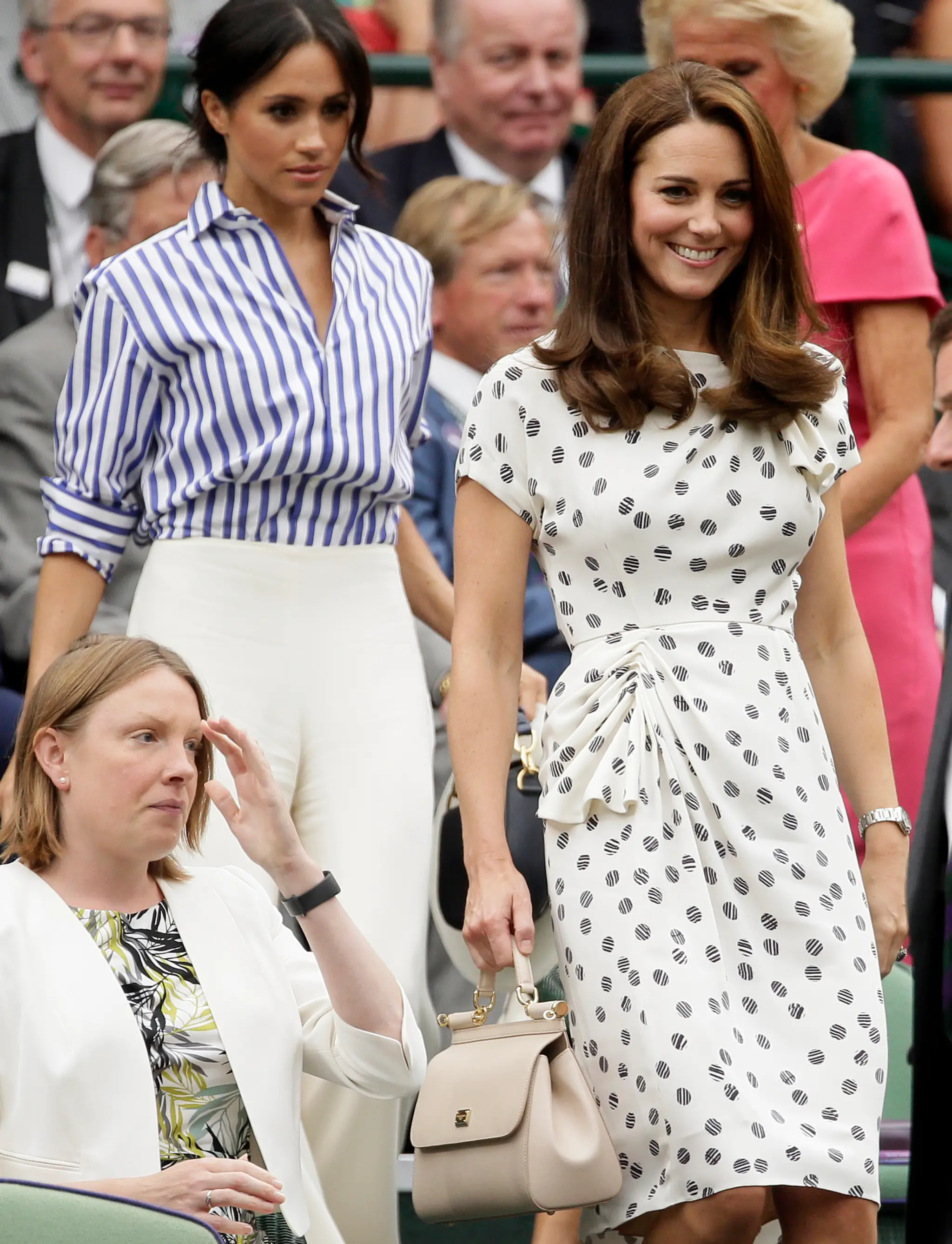 Kate Middleton (36) a Meghan Markle (36) na ženskom finále Wimbledonu.