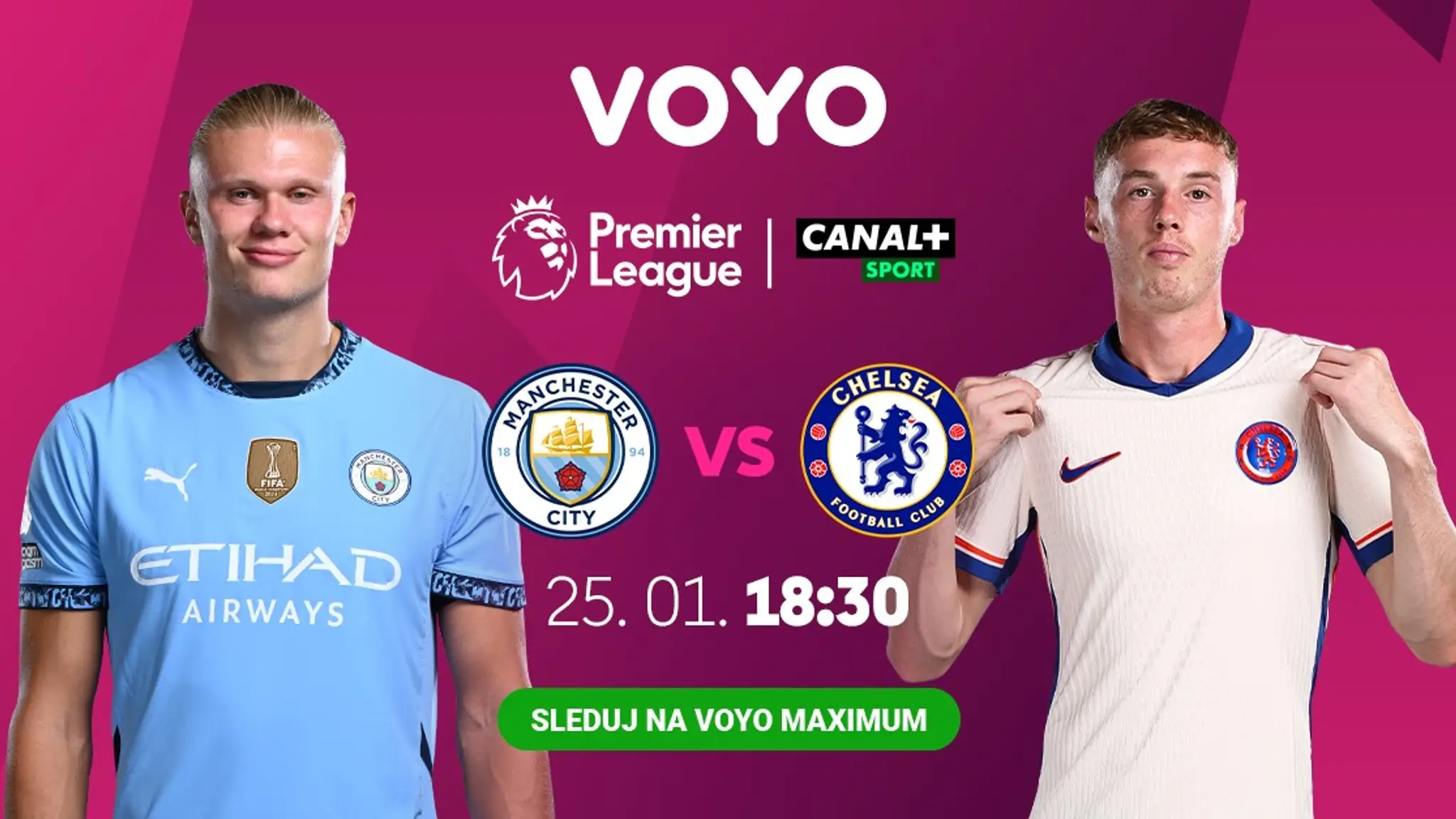 Manchester City - Chelsea na Voyo
