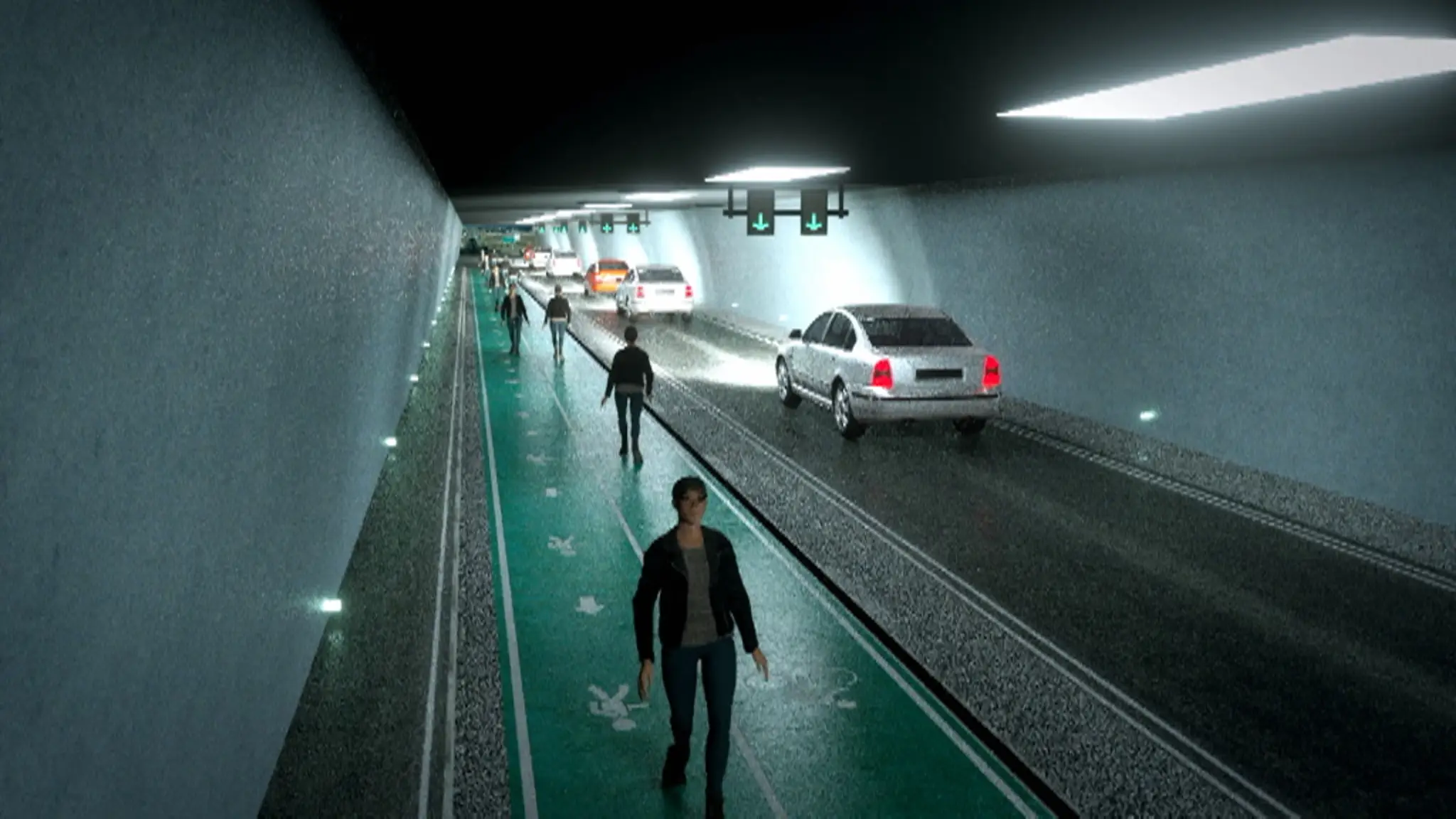 Tunel. (ilustrácia)
