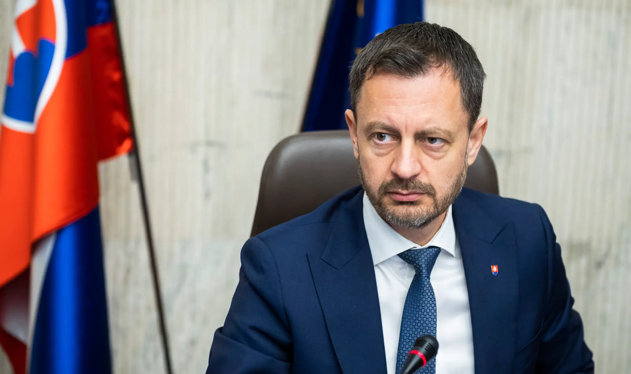 Dočasne poverený predseda vlády SR Eduard Heger. 