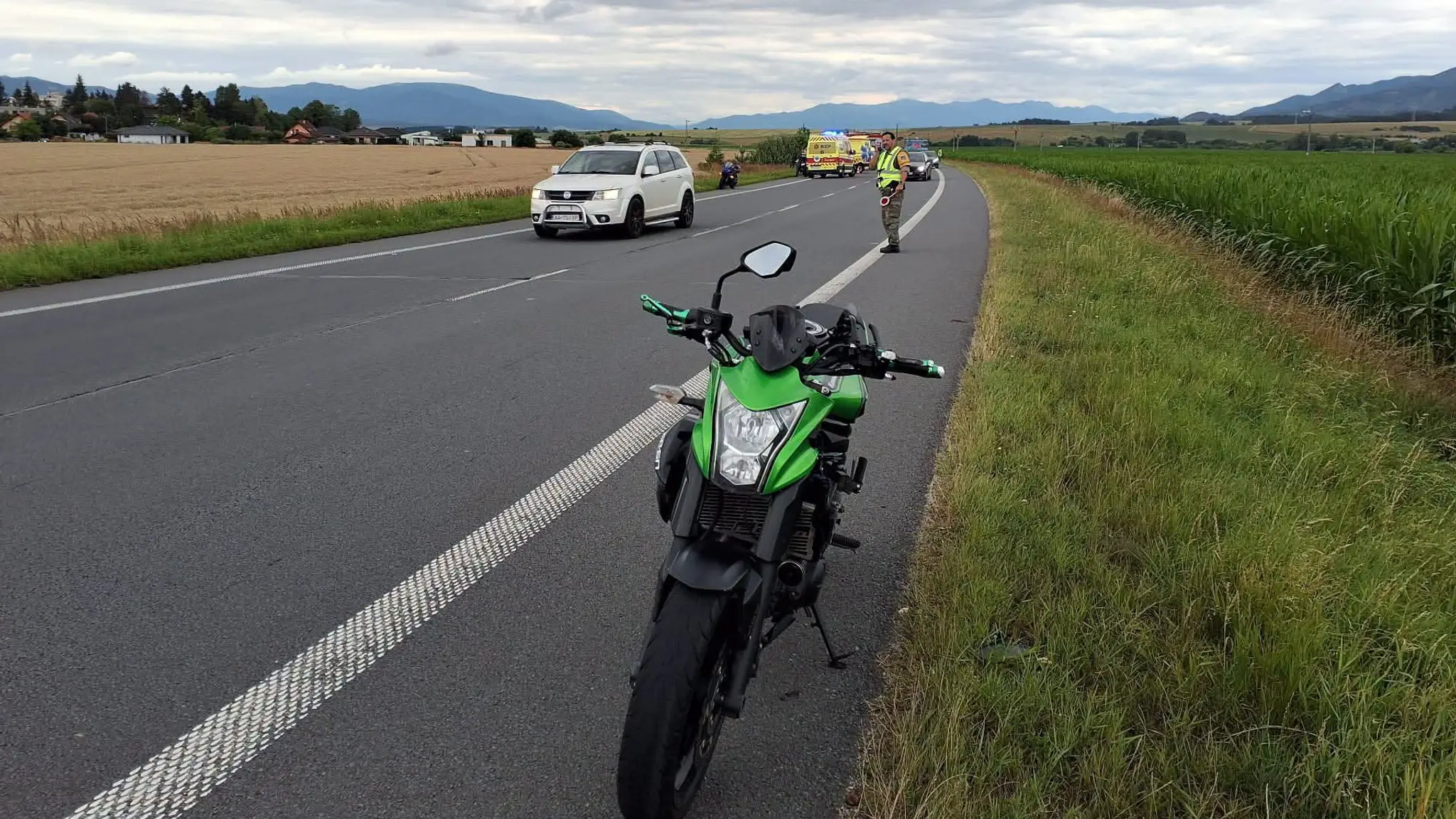 Nehoda motorkára