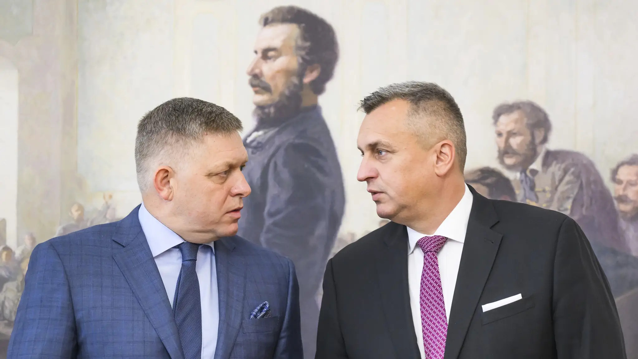 Robert Fico a Andrej Danko. 