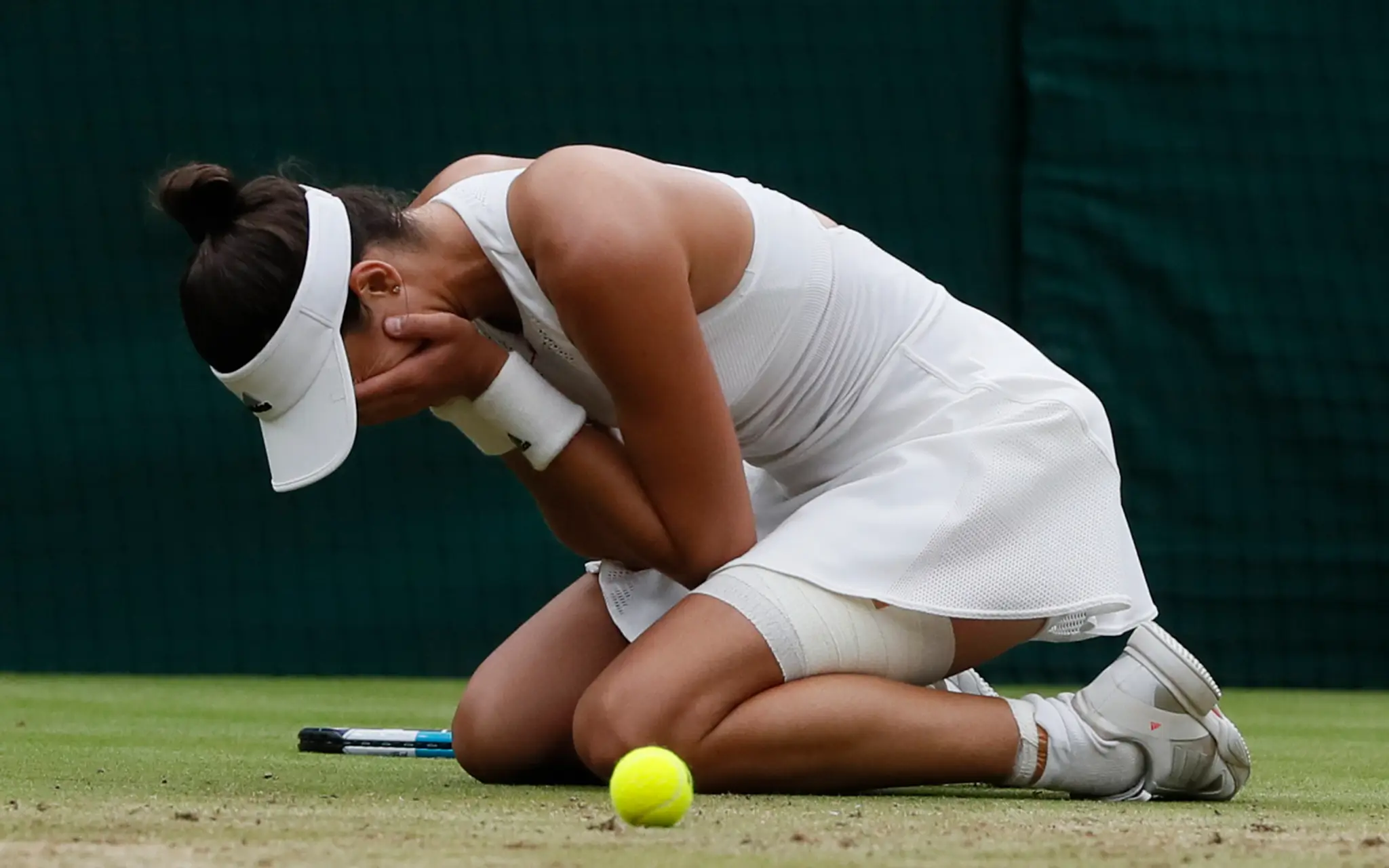 Garbine Muguruzová Blancová vyhrala dvojhru na Wimbledone.
