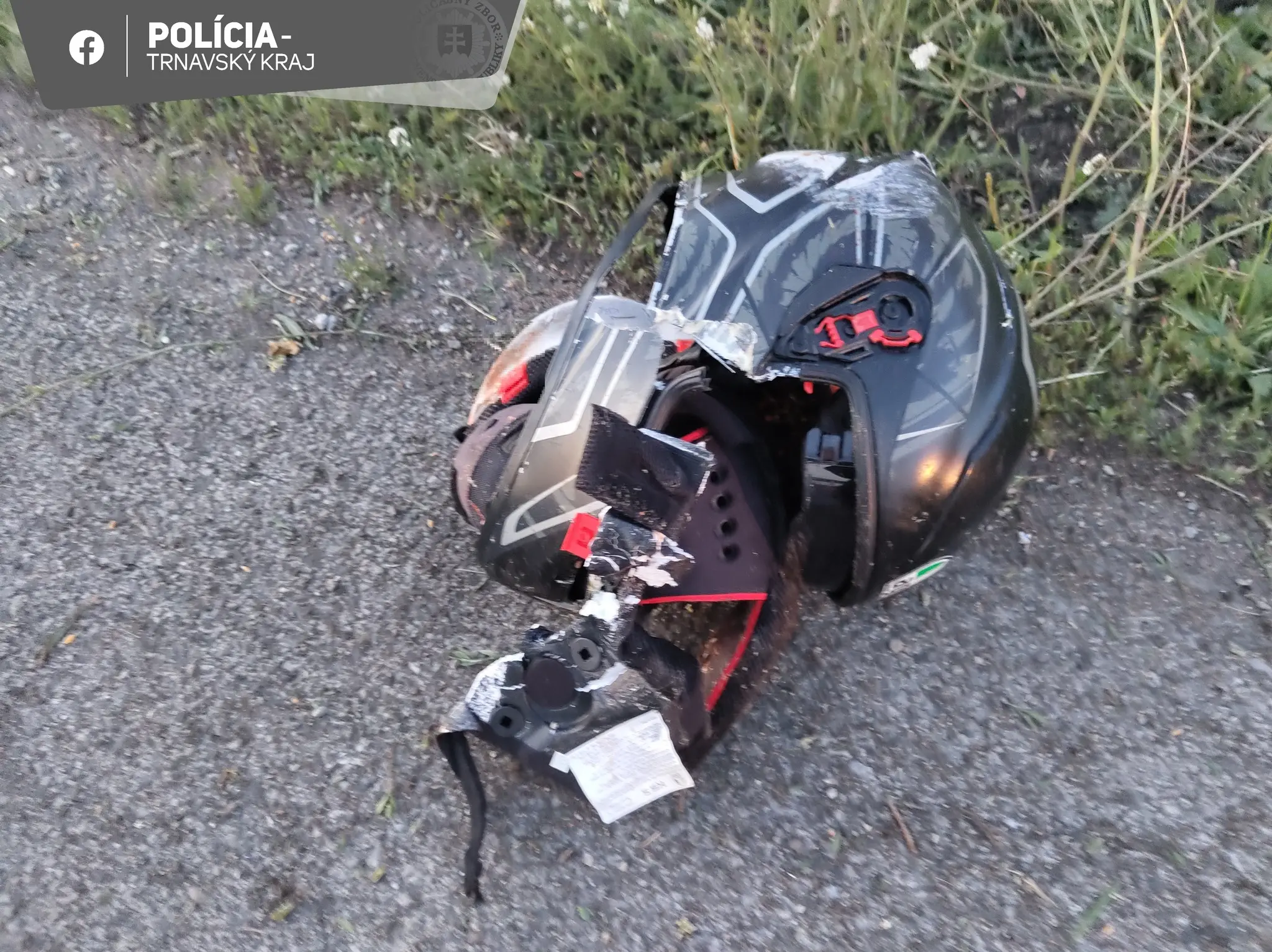 Nešťastný pád mladého motorkára