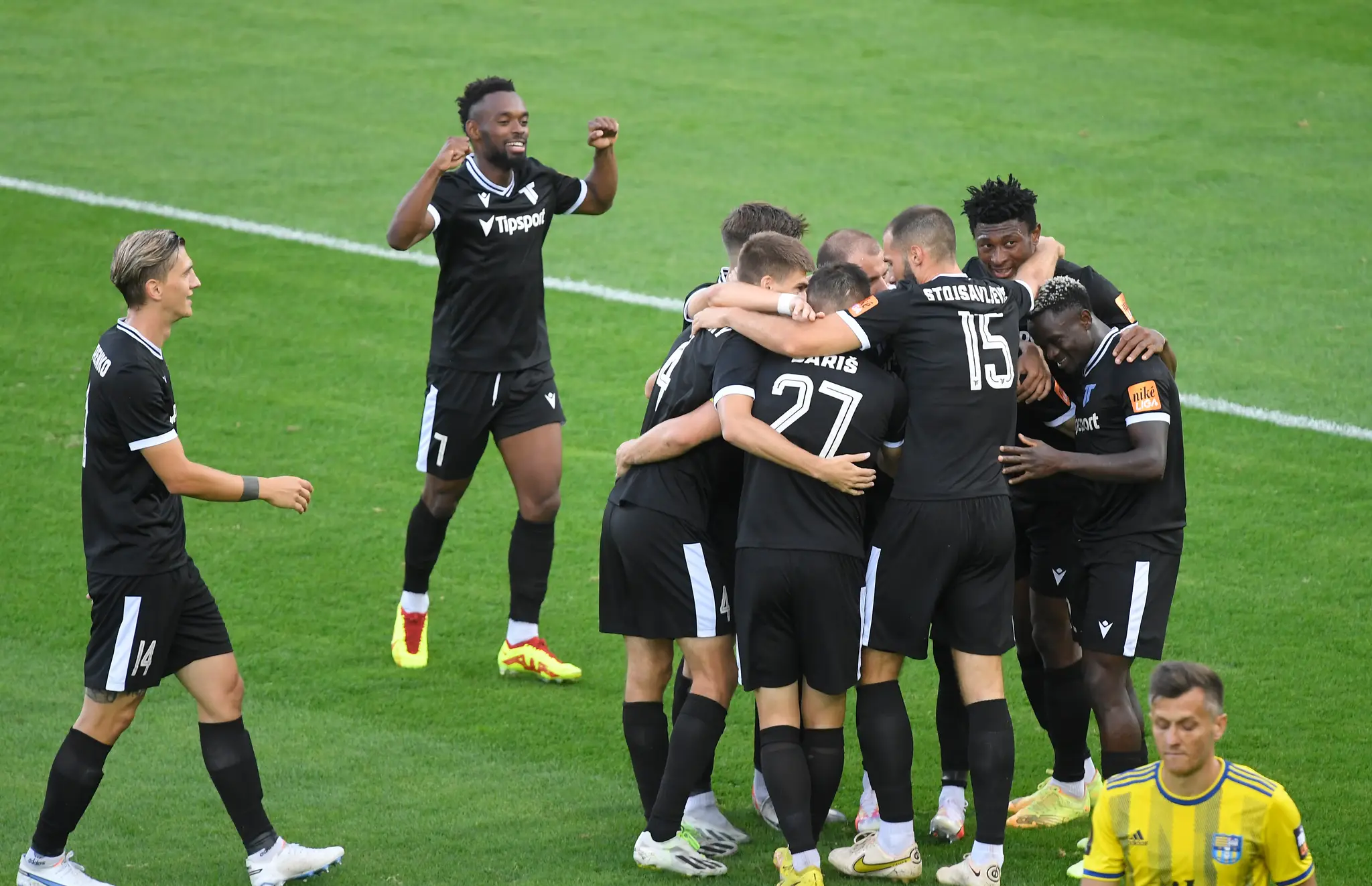 Gólová radosť futbalistov Trenčína.